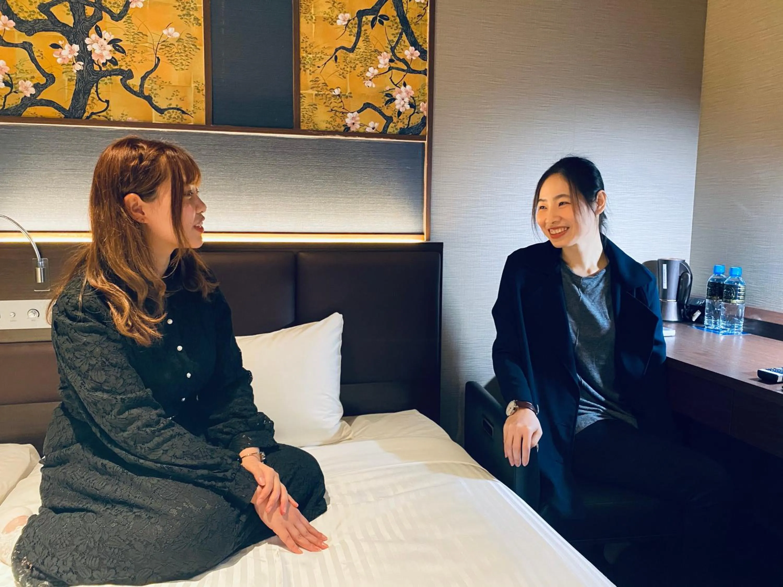 People, Bed in Hotel Halrotto Fukuoka Hakata