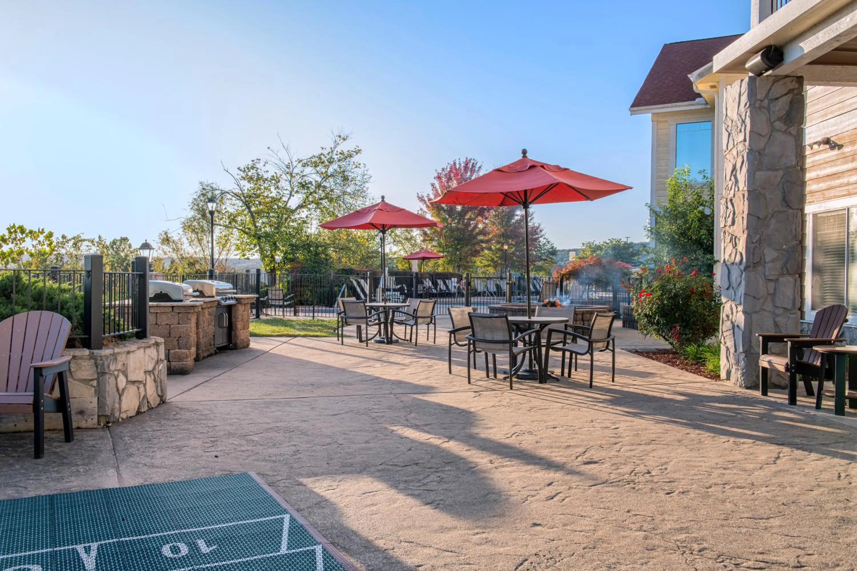 Inner courtyard view in Club Wyndham Mountain Vista