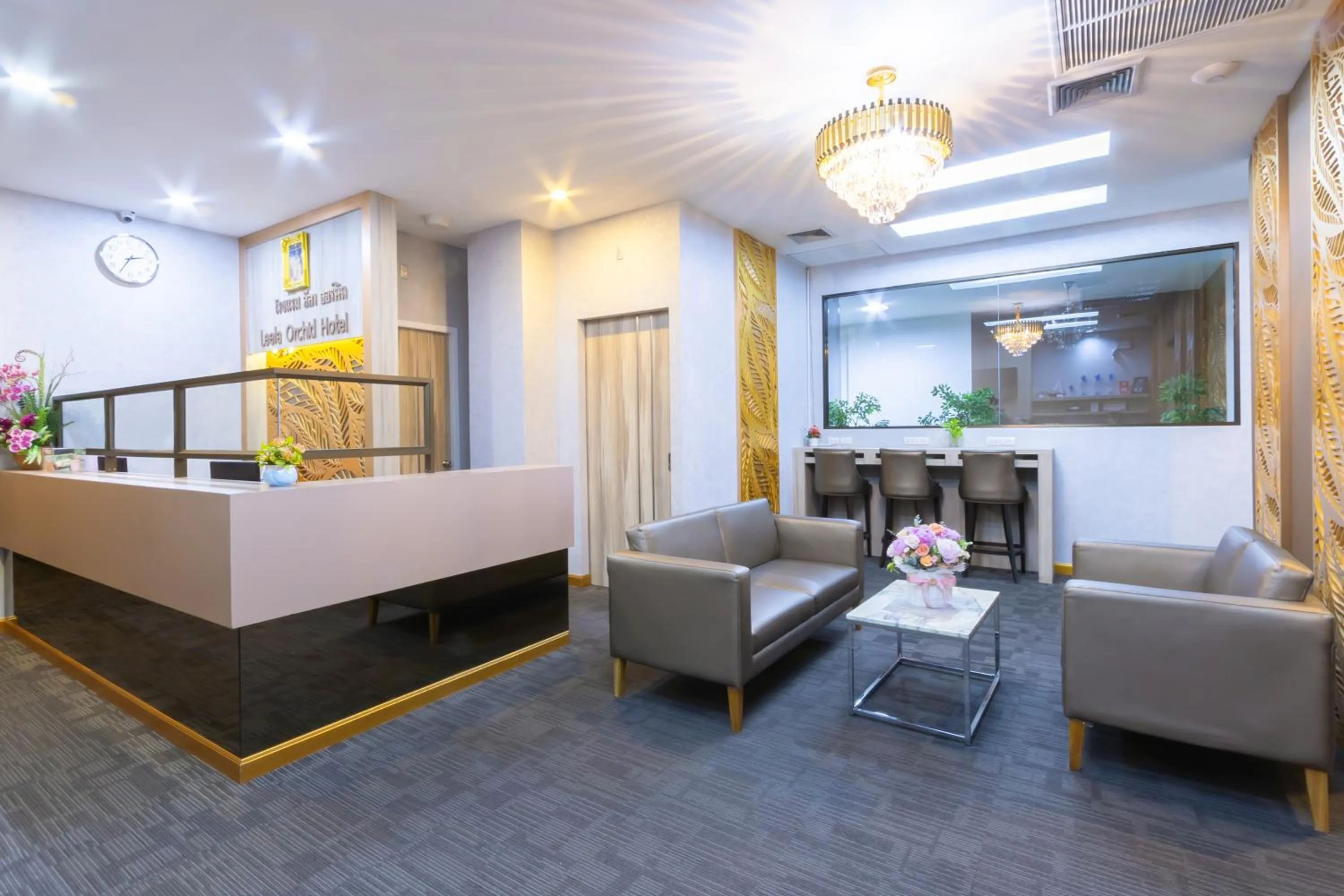 Lobby or reception in Leela Orchid Hotel