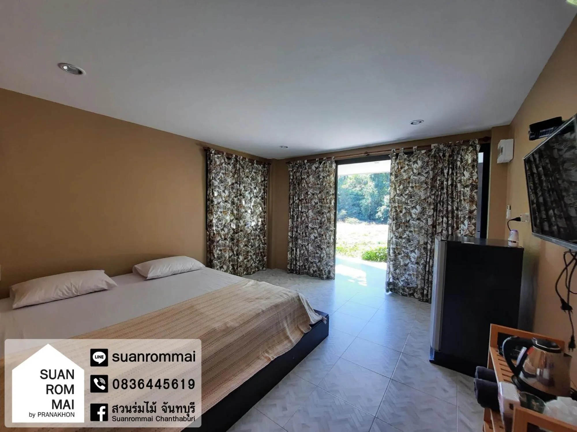 Bed in Suan Rom Mai Chanthaburi สวนร่มไม้ จันทบุรี