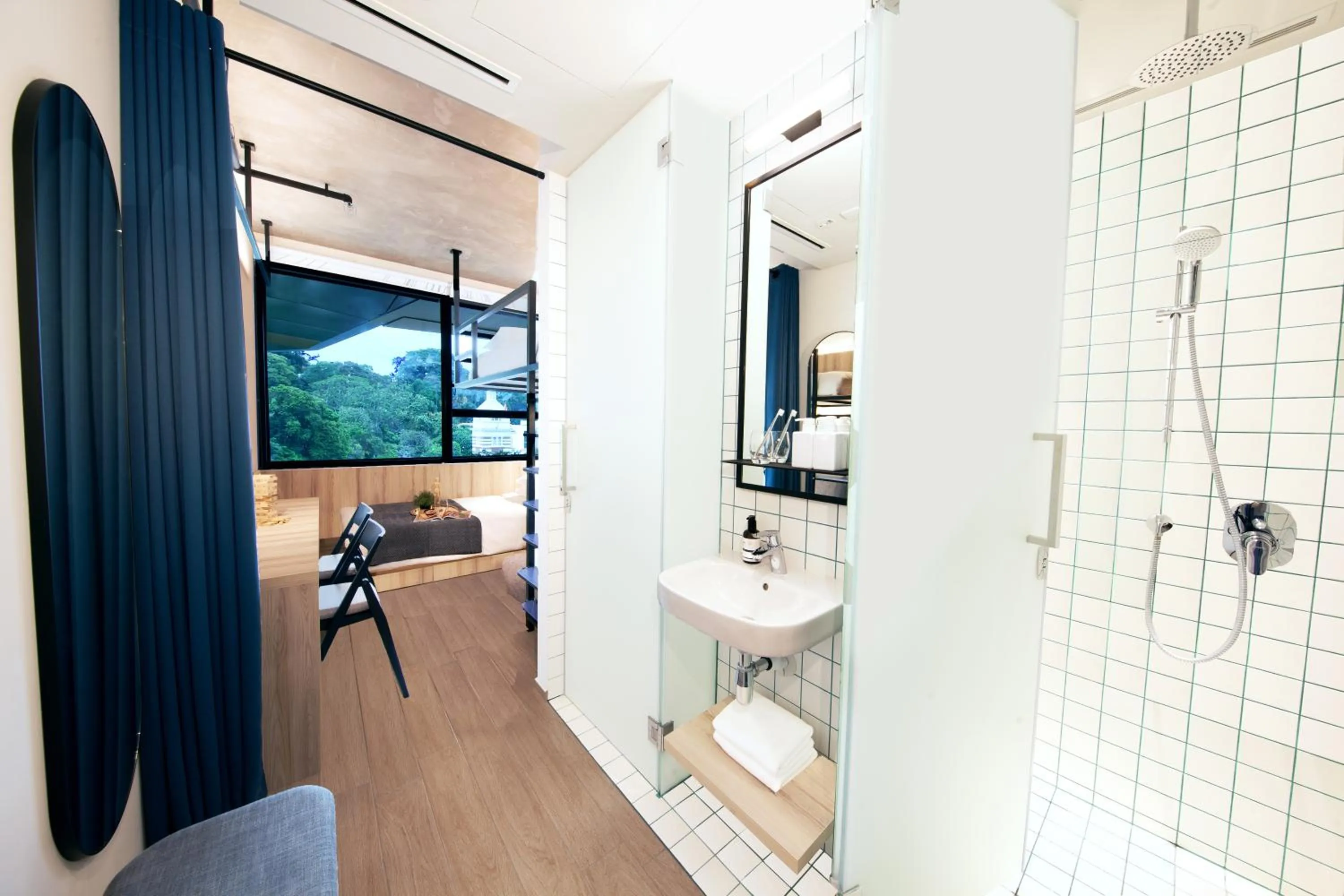 Bathroom in lyf Funan Singapore