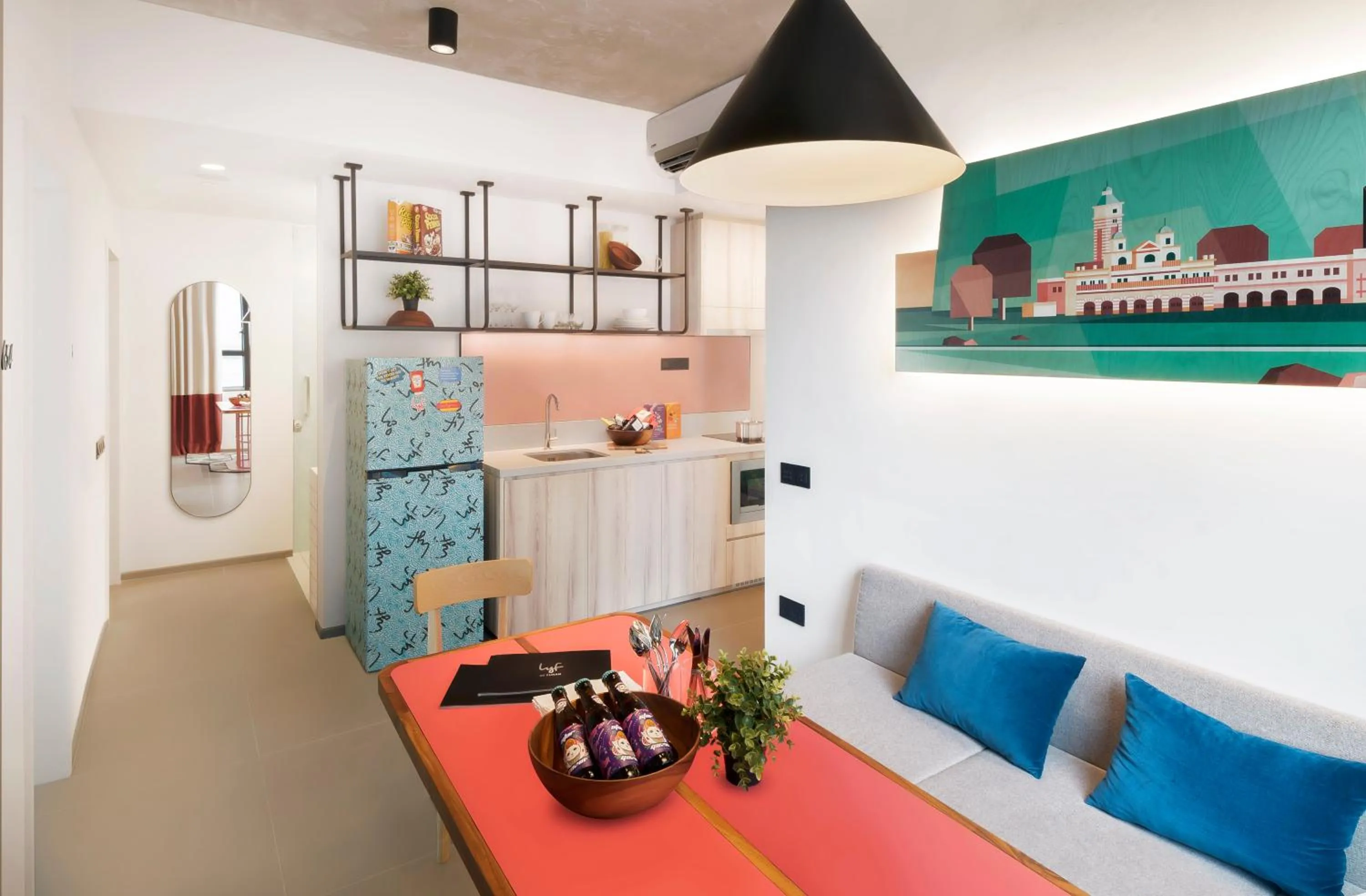 Kitchen or kitchenette in lyf Funan Singapore