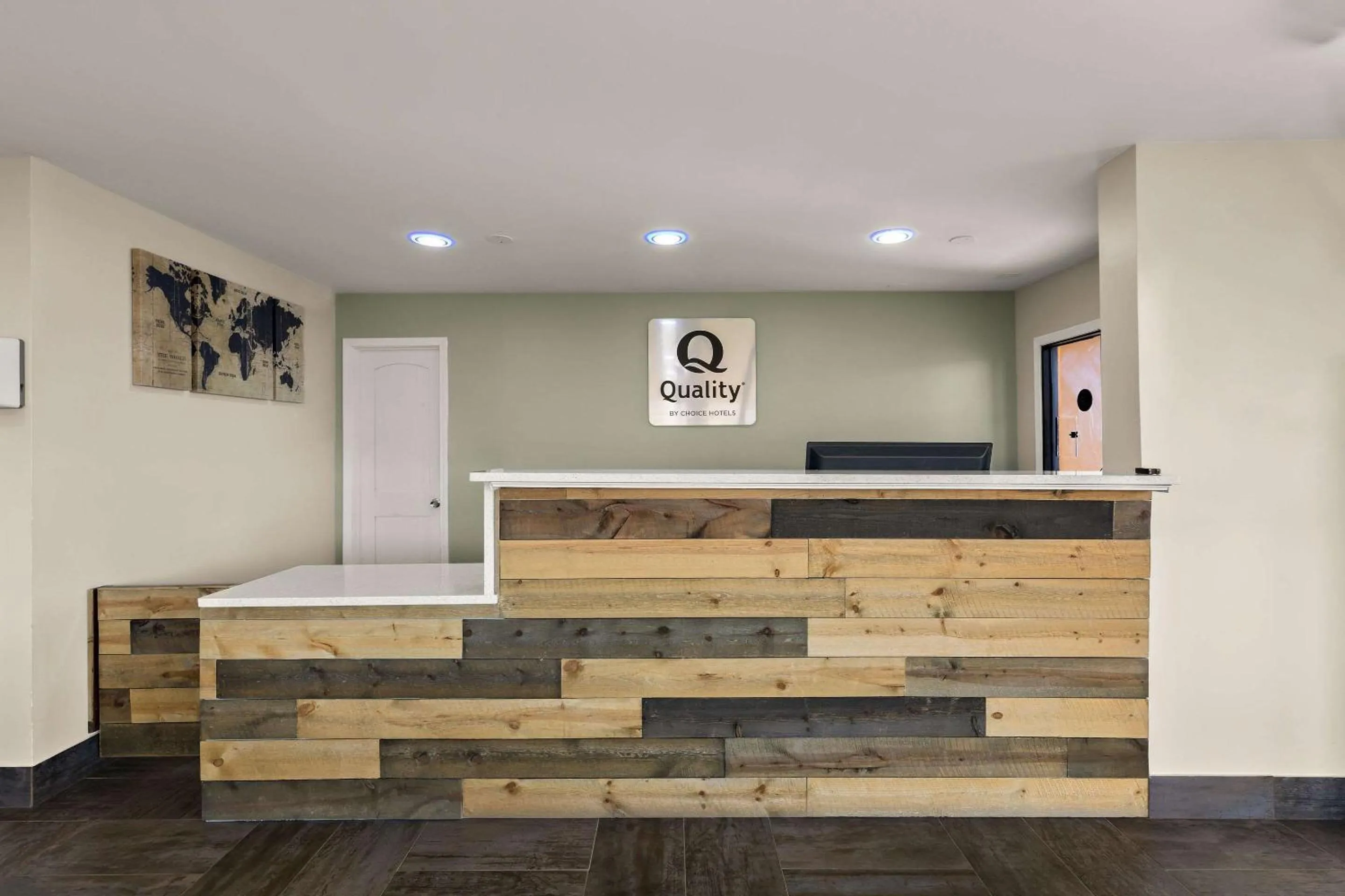Lobby or reception in Quality Inn Monroe