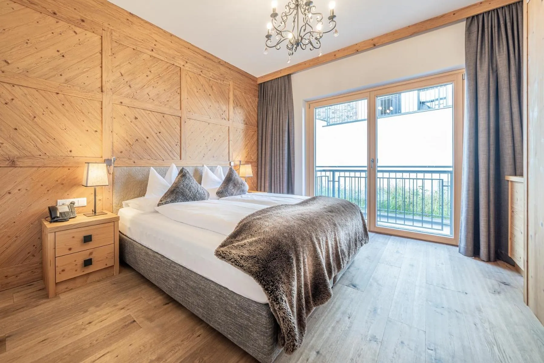 Bedroom, Bed in Gletscherblick- serviced apartments