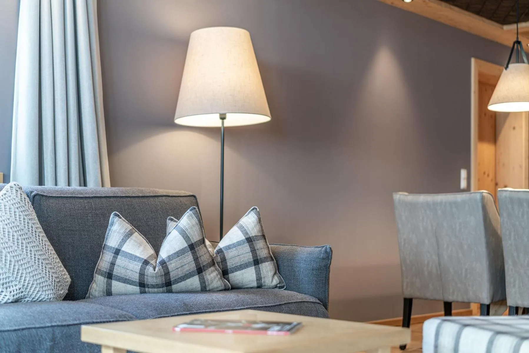 Seating area in Gletscherblick- serviced apartments