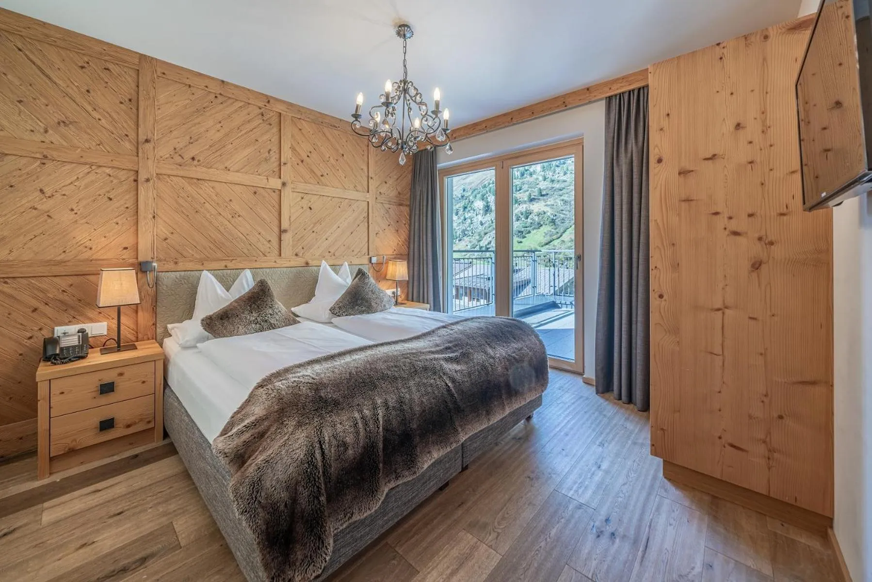 Bedroom, Bed in Gletscherblick- serviced apartments