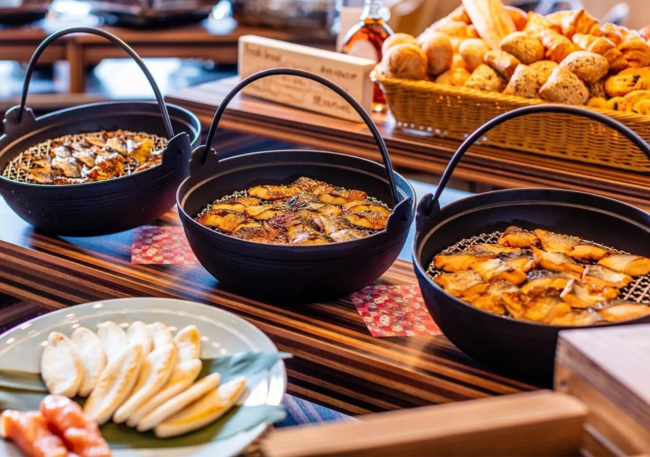 Buffet breakfast in APA Hotel & Resort Ryogoku Ekimae Tower