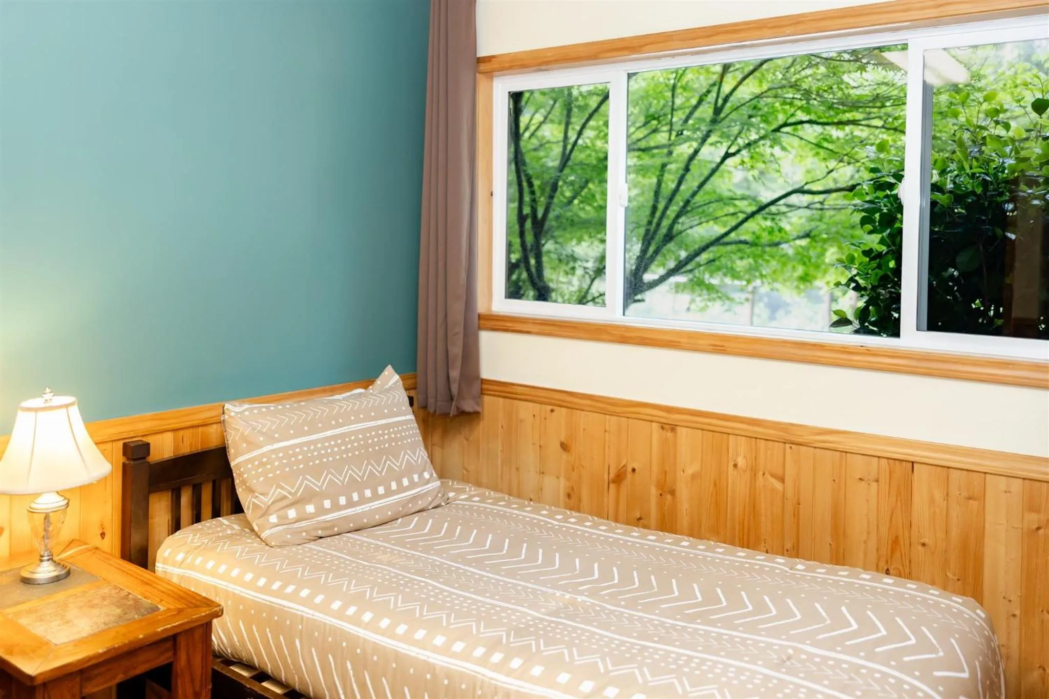 Bed in Fern River Resort