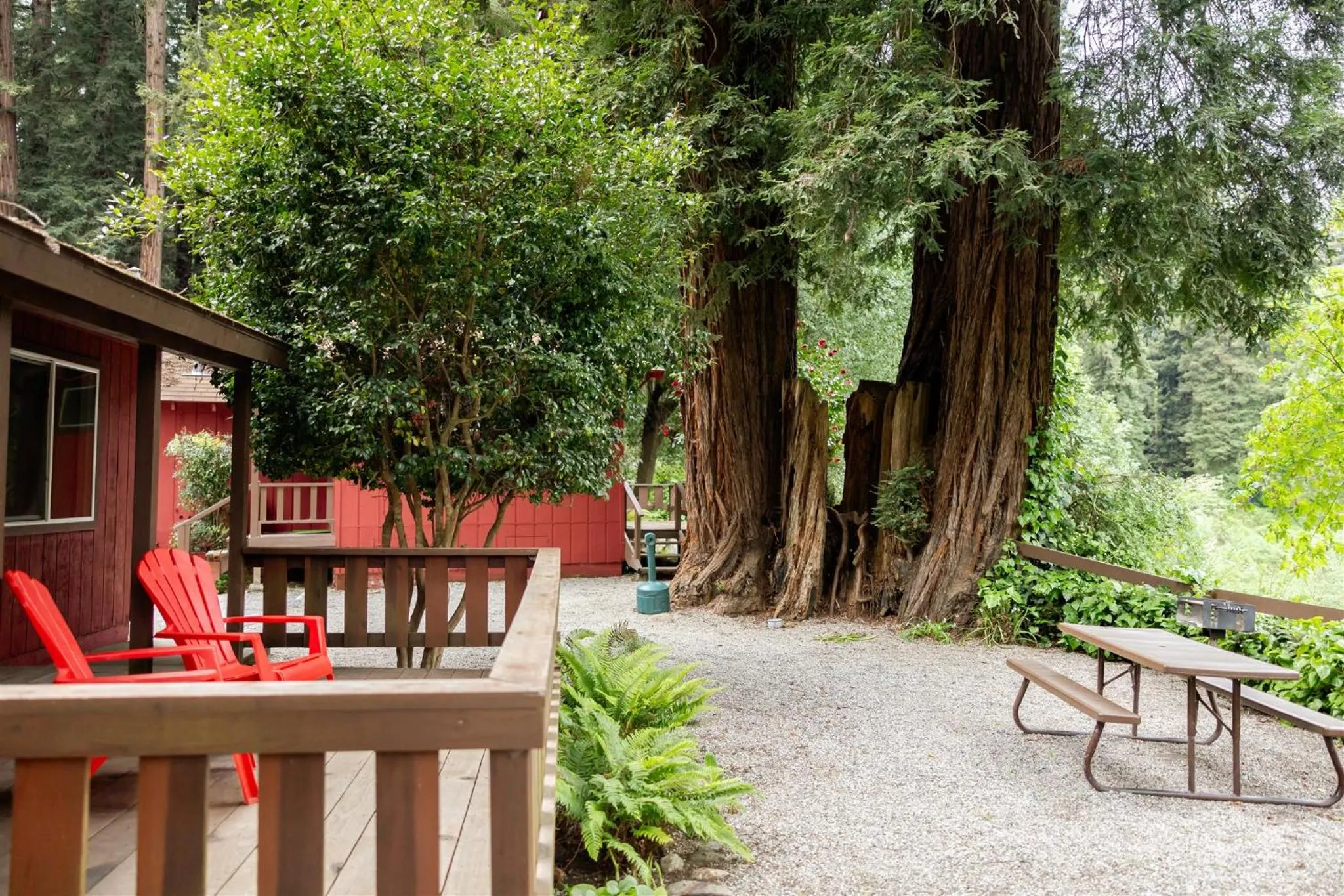 Patio in Fern River Resort