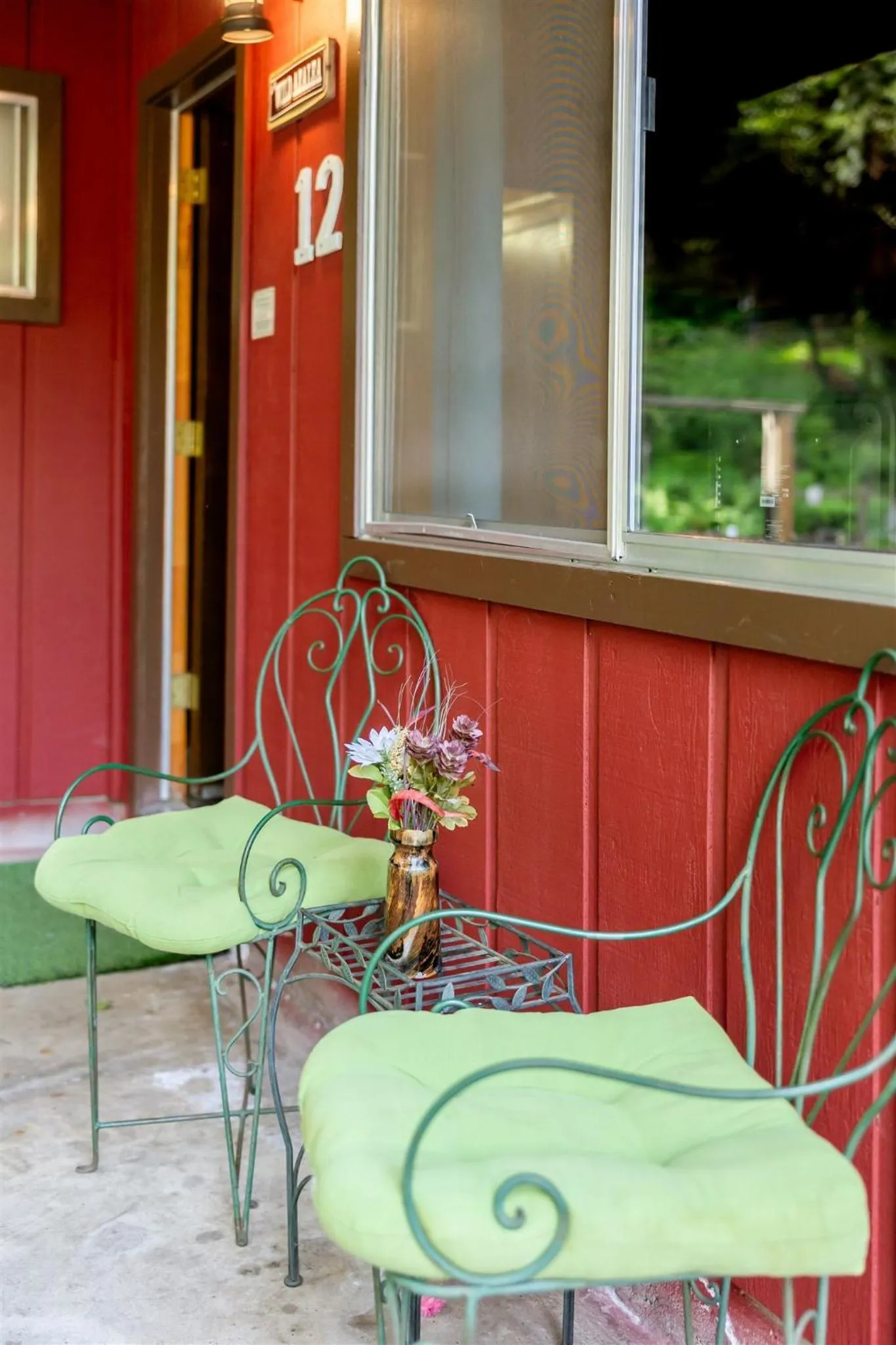 Patio in Fern River Resort