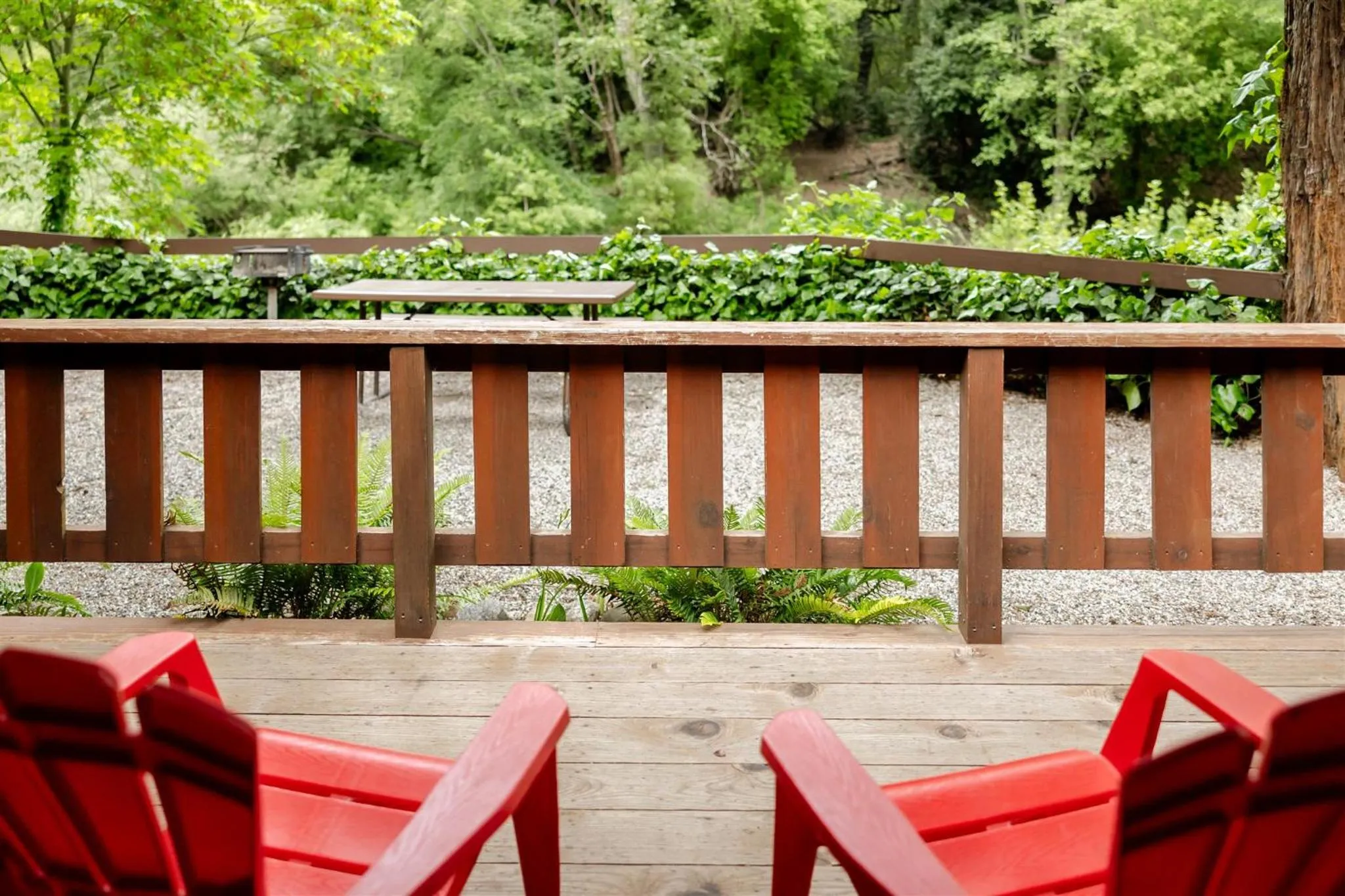 Patio in Fern River Resort