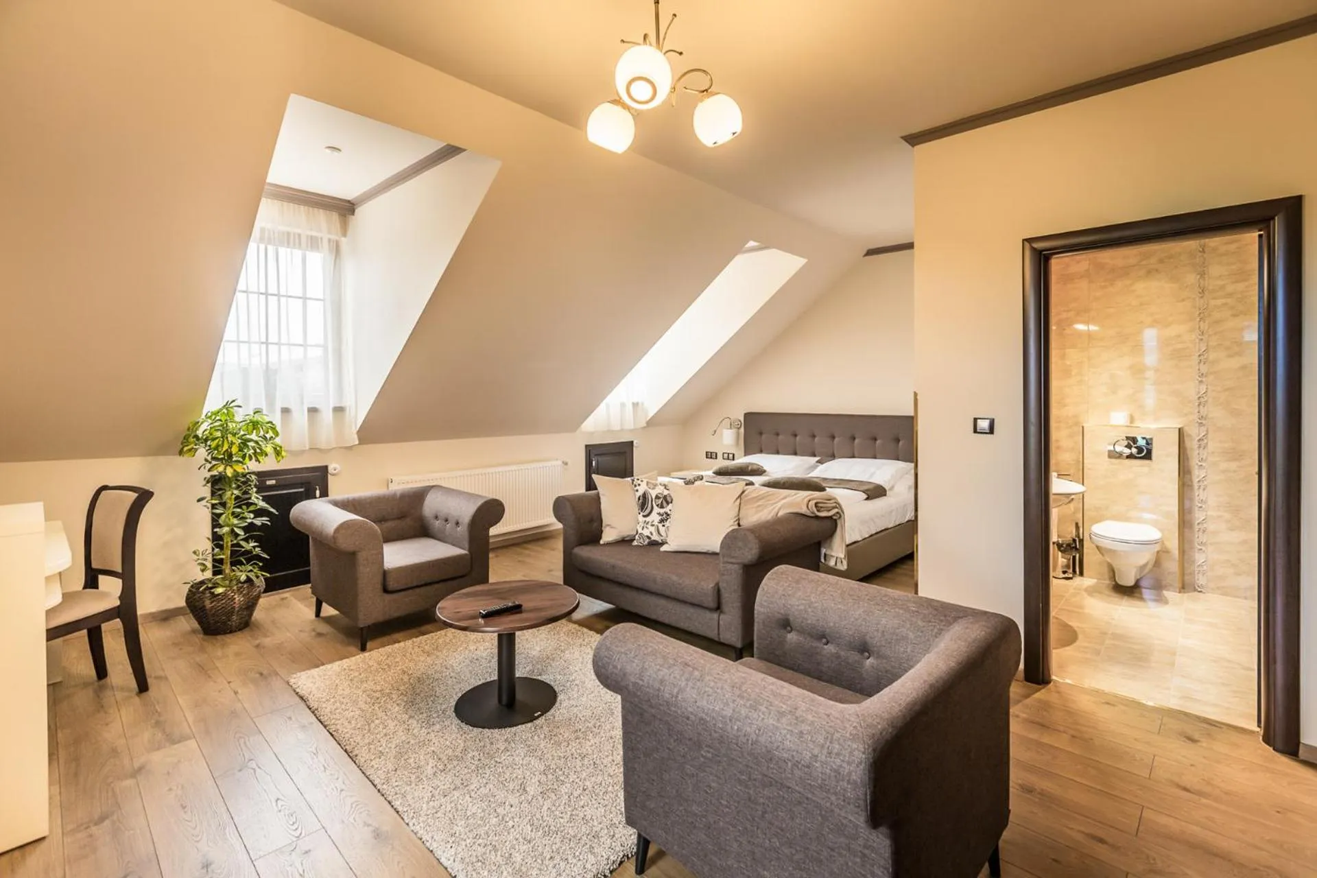 Bed in Pension Kokel