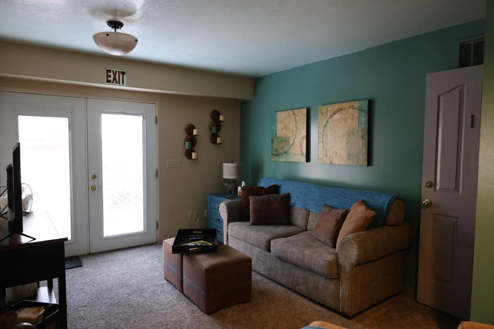 Living room in Harvest House Bed and Breakfast