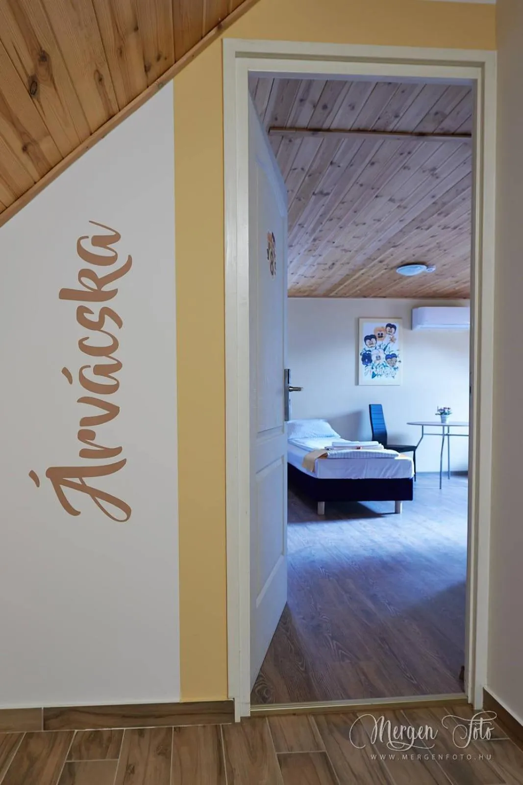 Bed in Kamarás Klastrom House