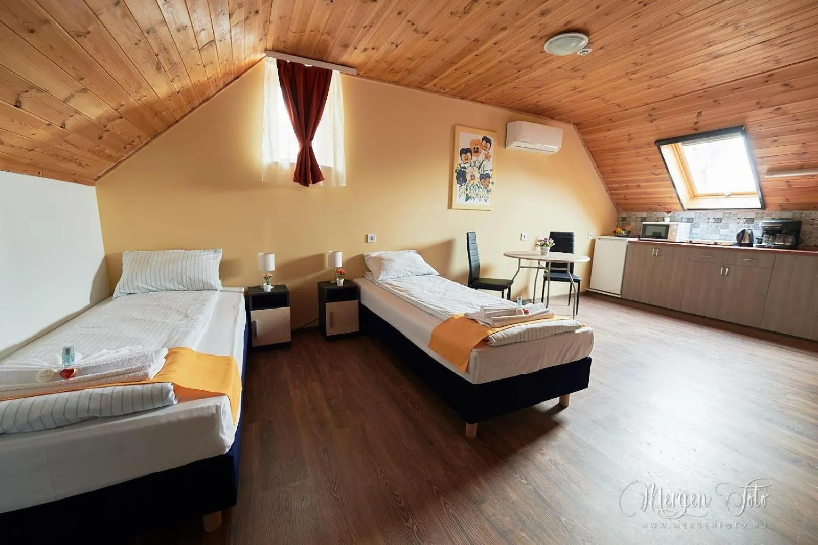 Bed in Kamarás Klastrom House