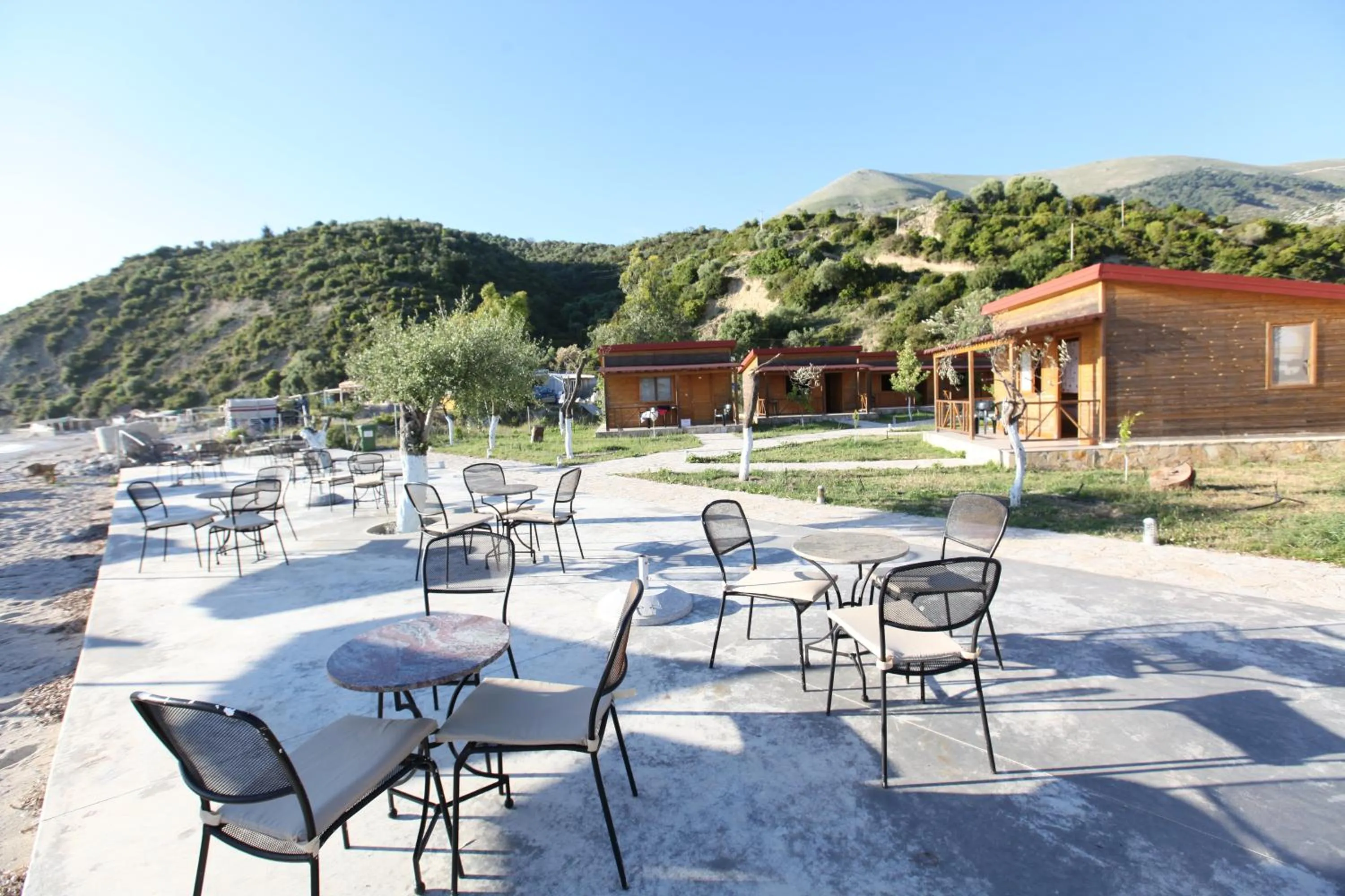 Patio in Bunec Beach Resort