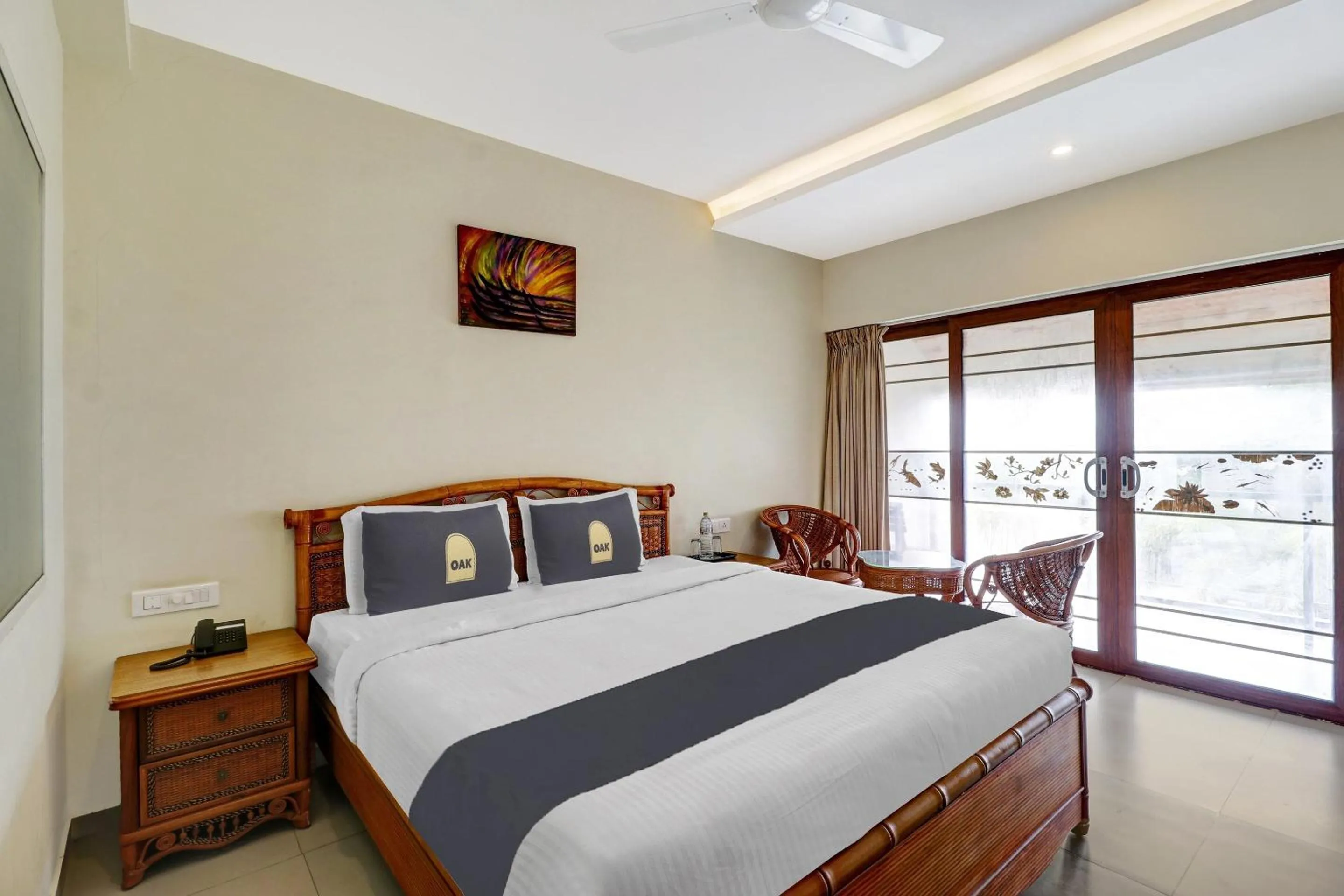 Bedroom, Bed in Super OAK Edassery's Sealine Villa Stay