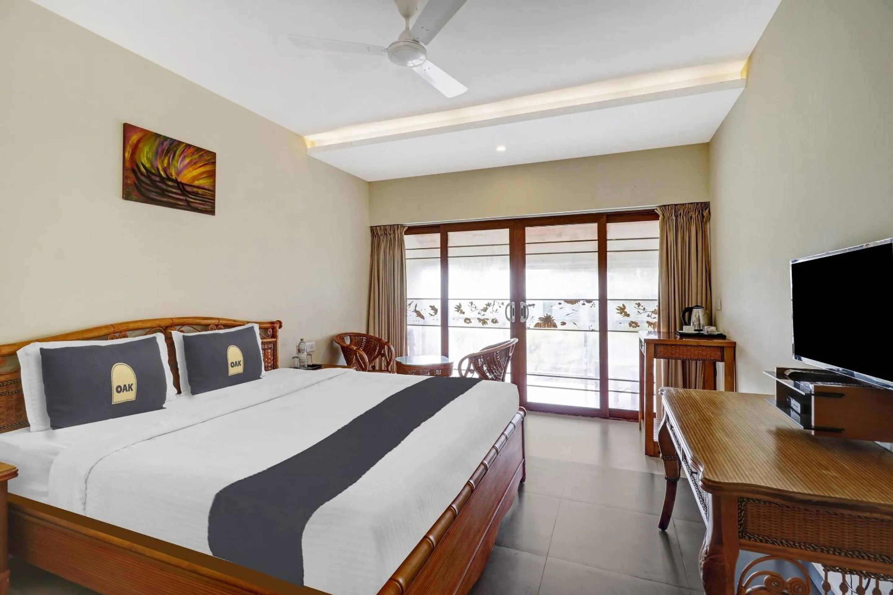 Bedroom, Bed in Super OAK Edassery's Sealine Villa Stay