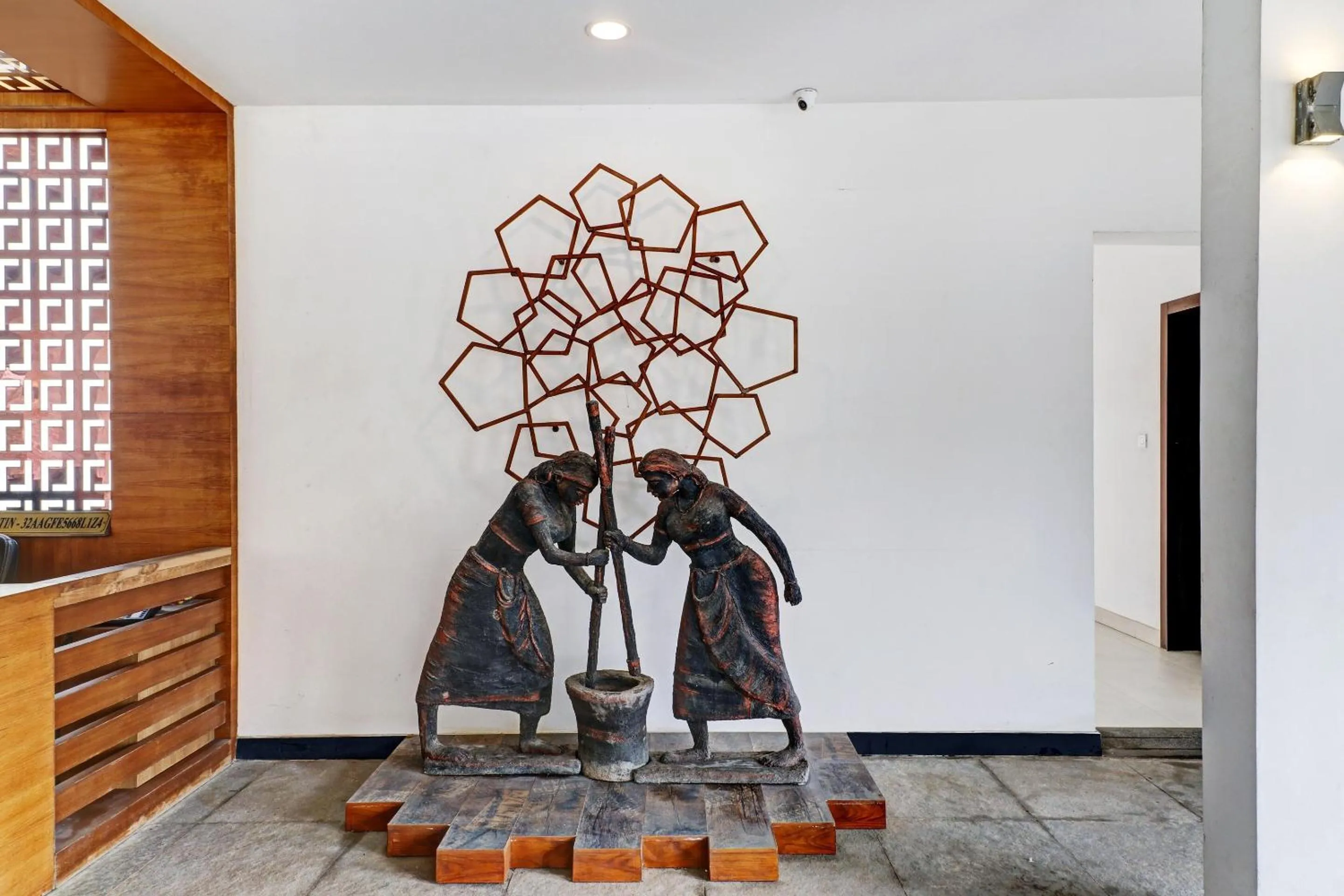 Lobby or reception in Super OAK Edassery's Sealine Villa Stay