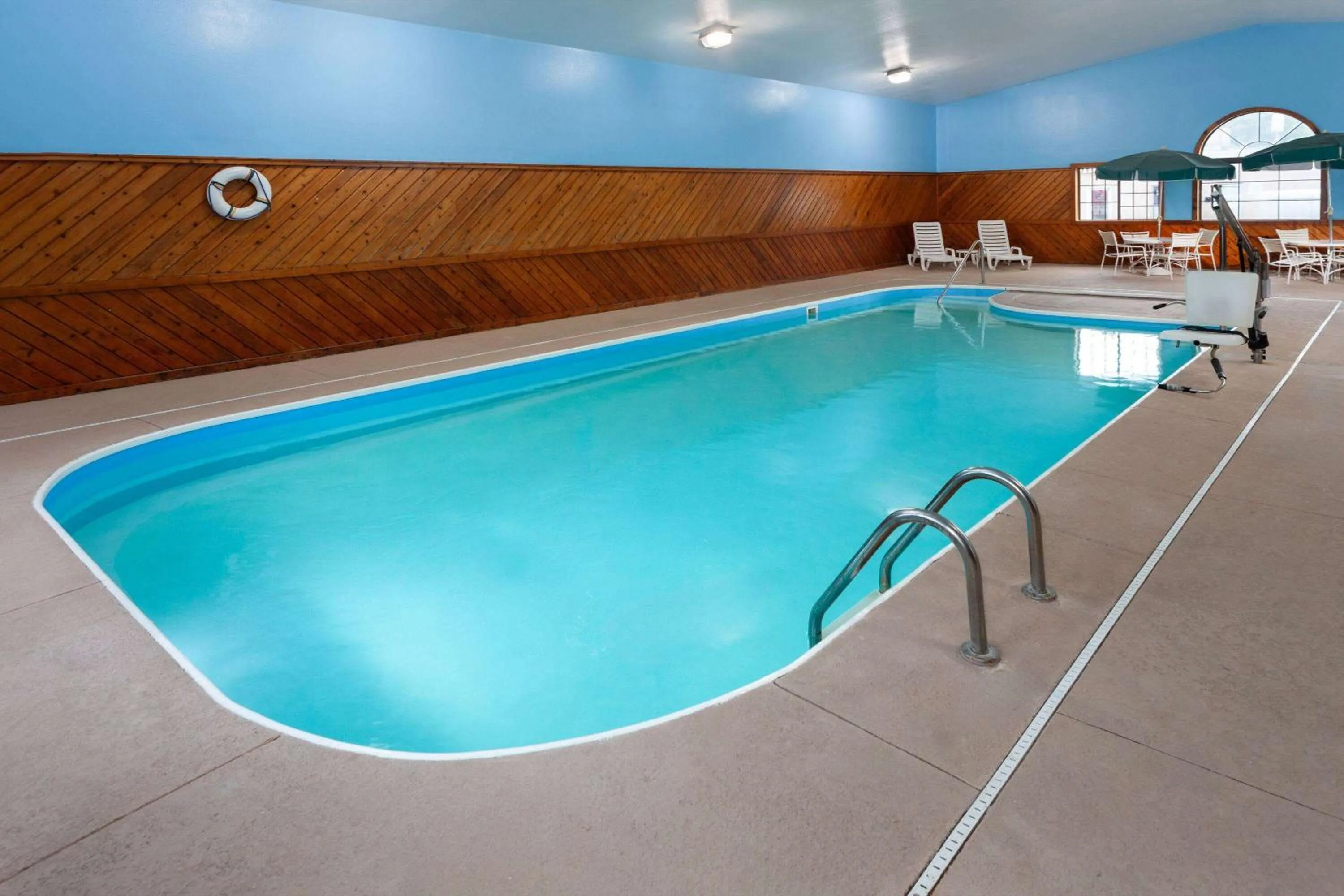 Pool view in Super 8 by Wyndham Mt. Vernon