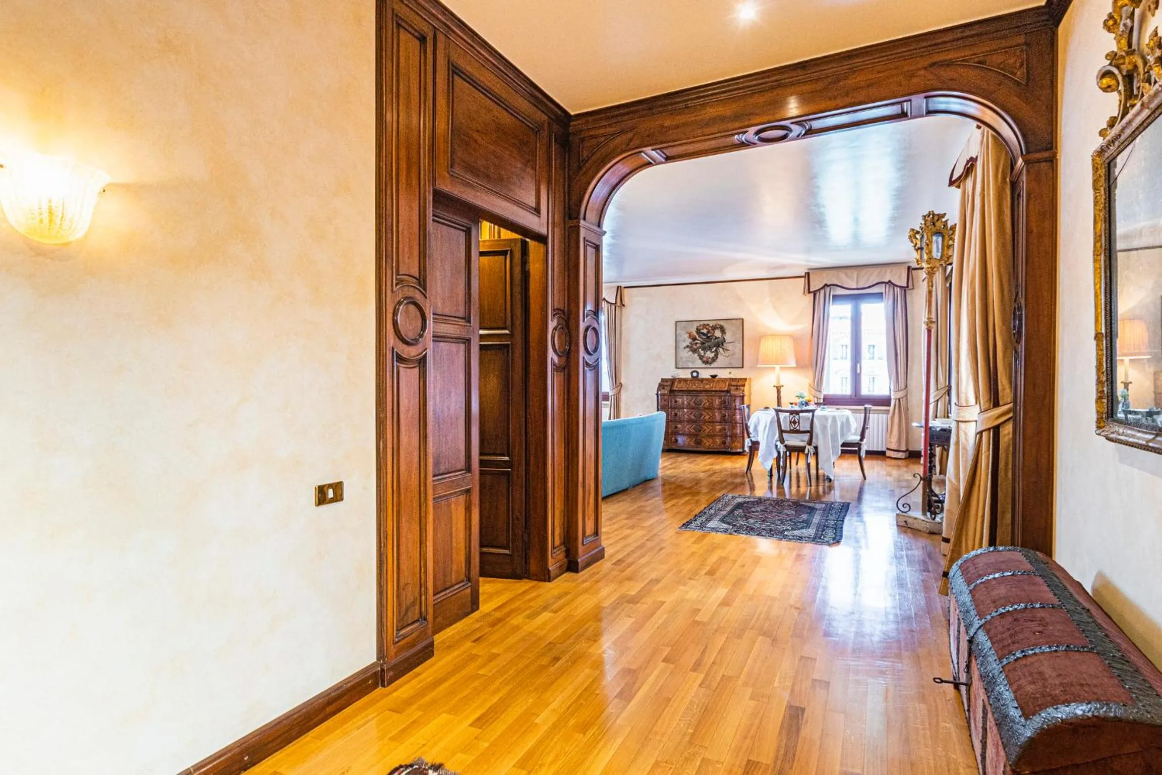 Living room in Ca' Pellegrini Luxury Grand Canal