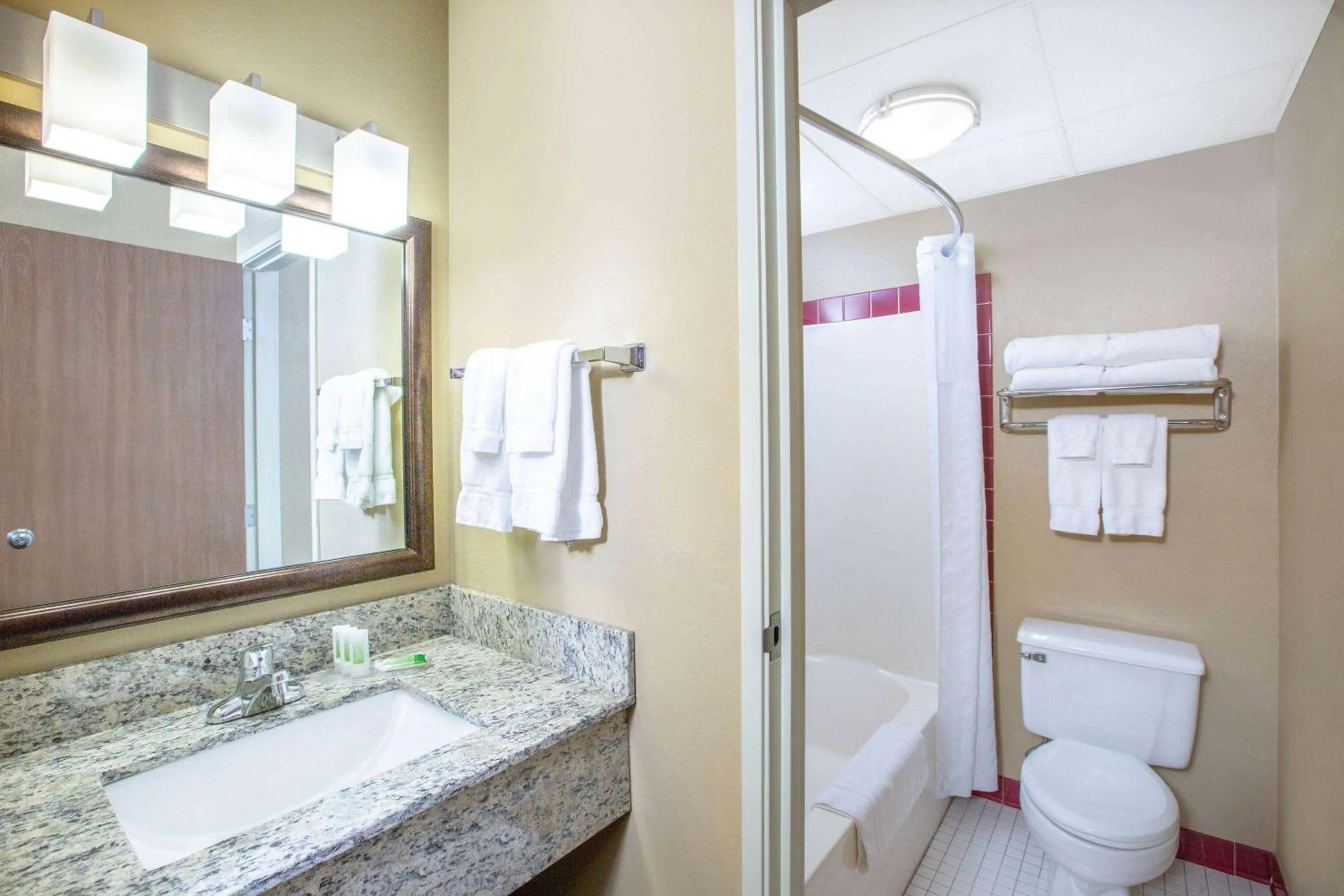 Bathroom in AmericInn by Wyndham Clear Lake