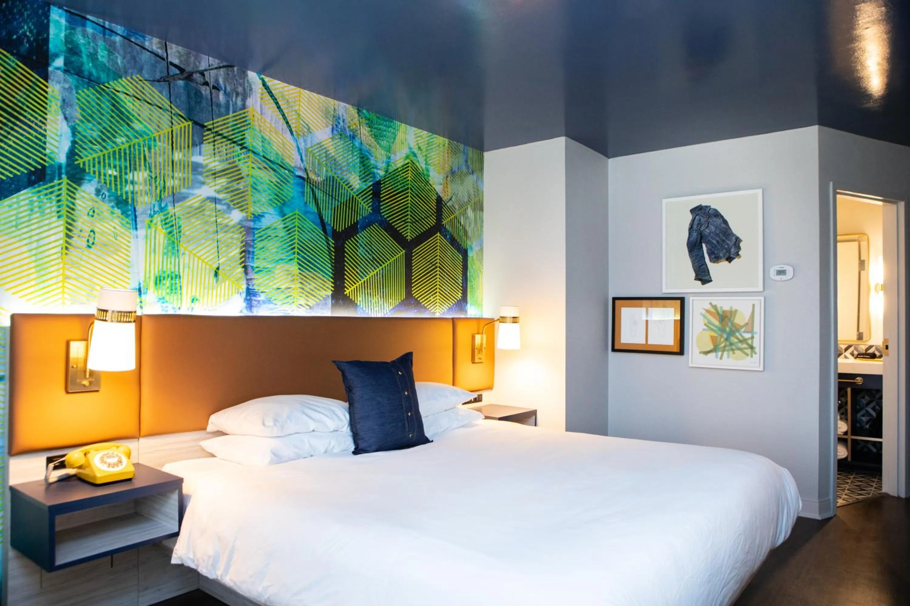 Bedroom, Bed in Hotel Denim