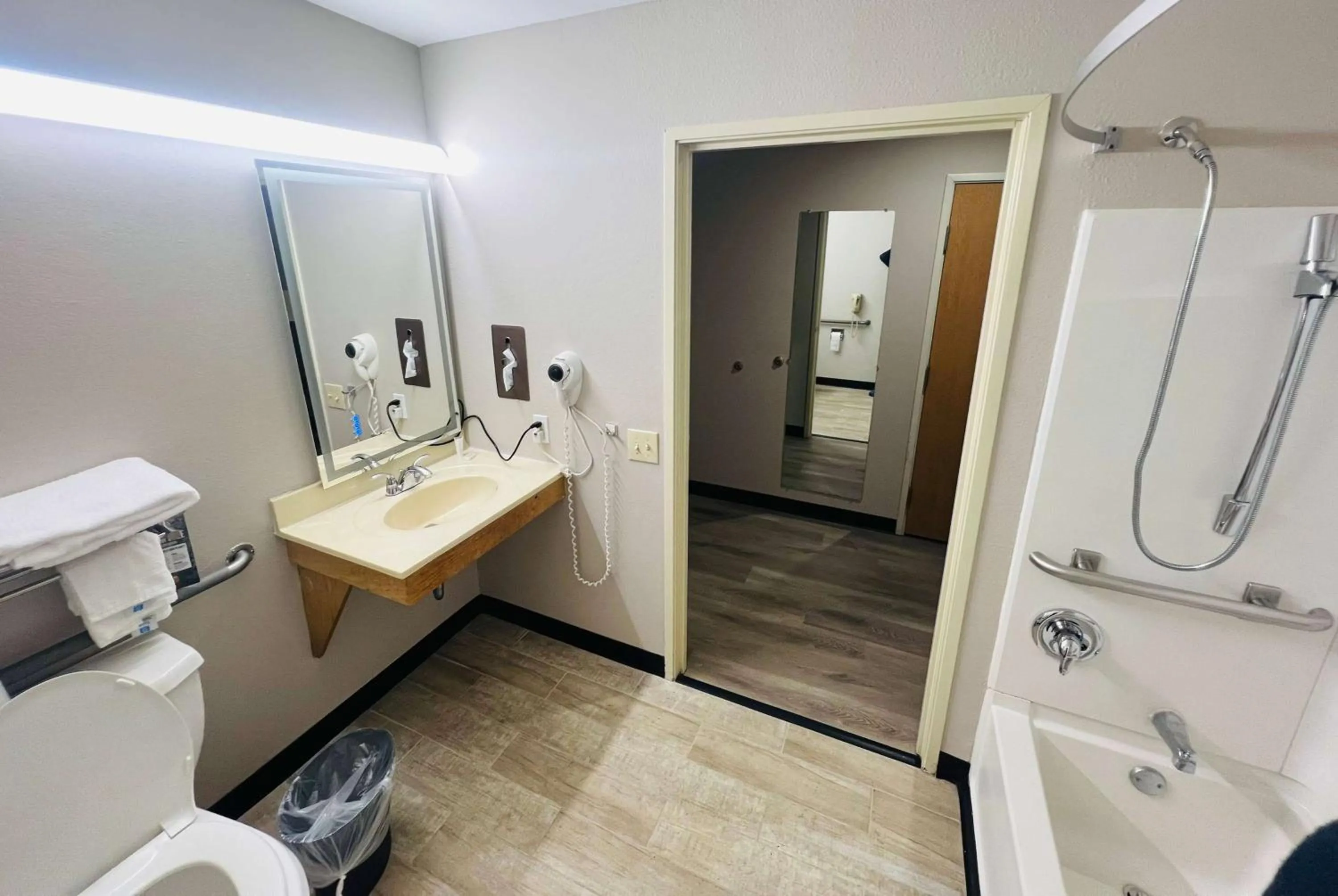 Bathroom in Super 8 by Wyndham Pittsburgh/Monroeville