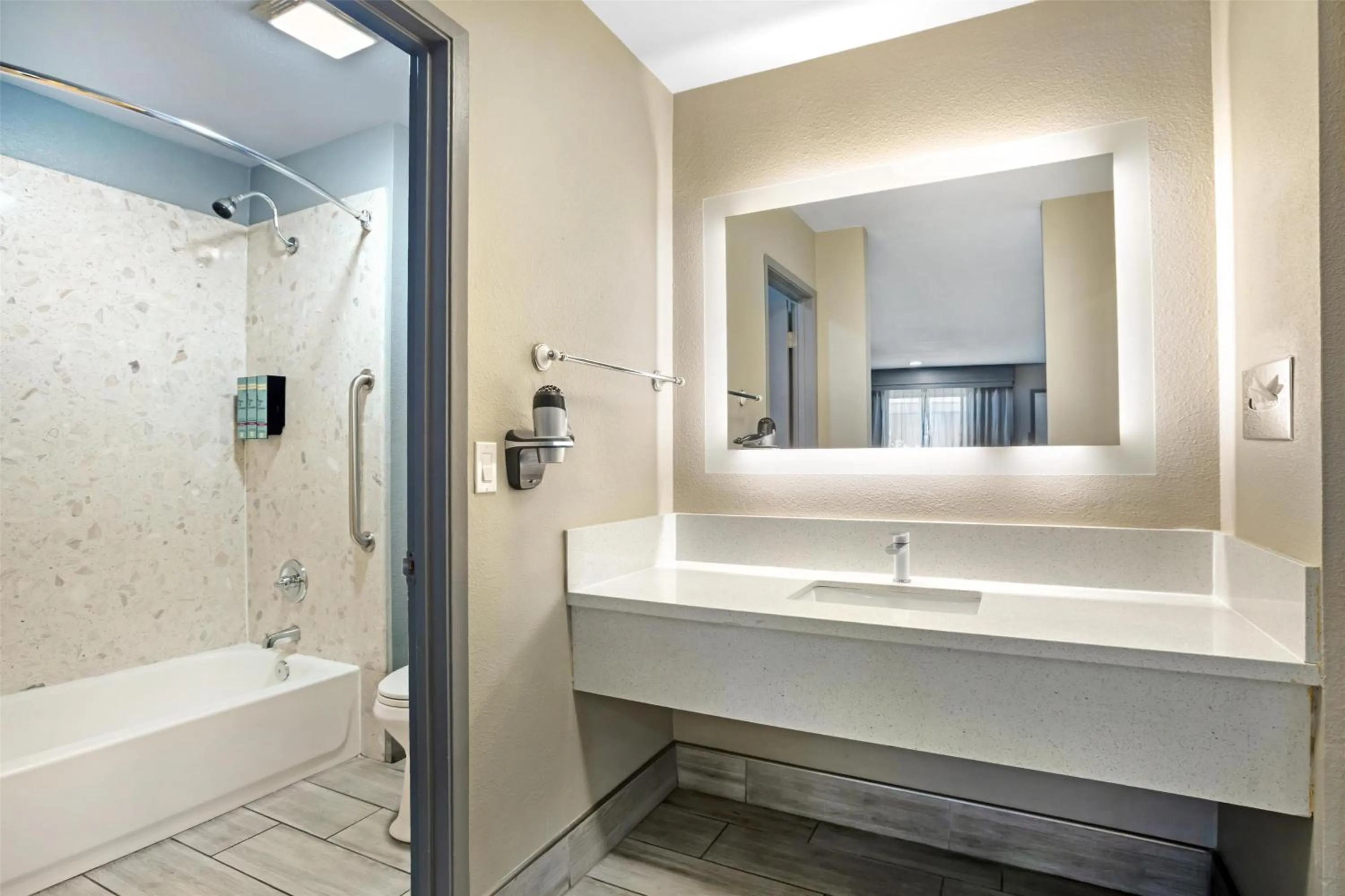 Shower in Best Western Big Country Inn