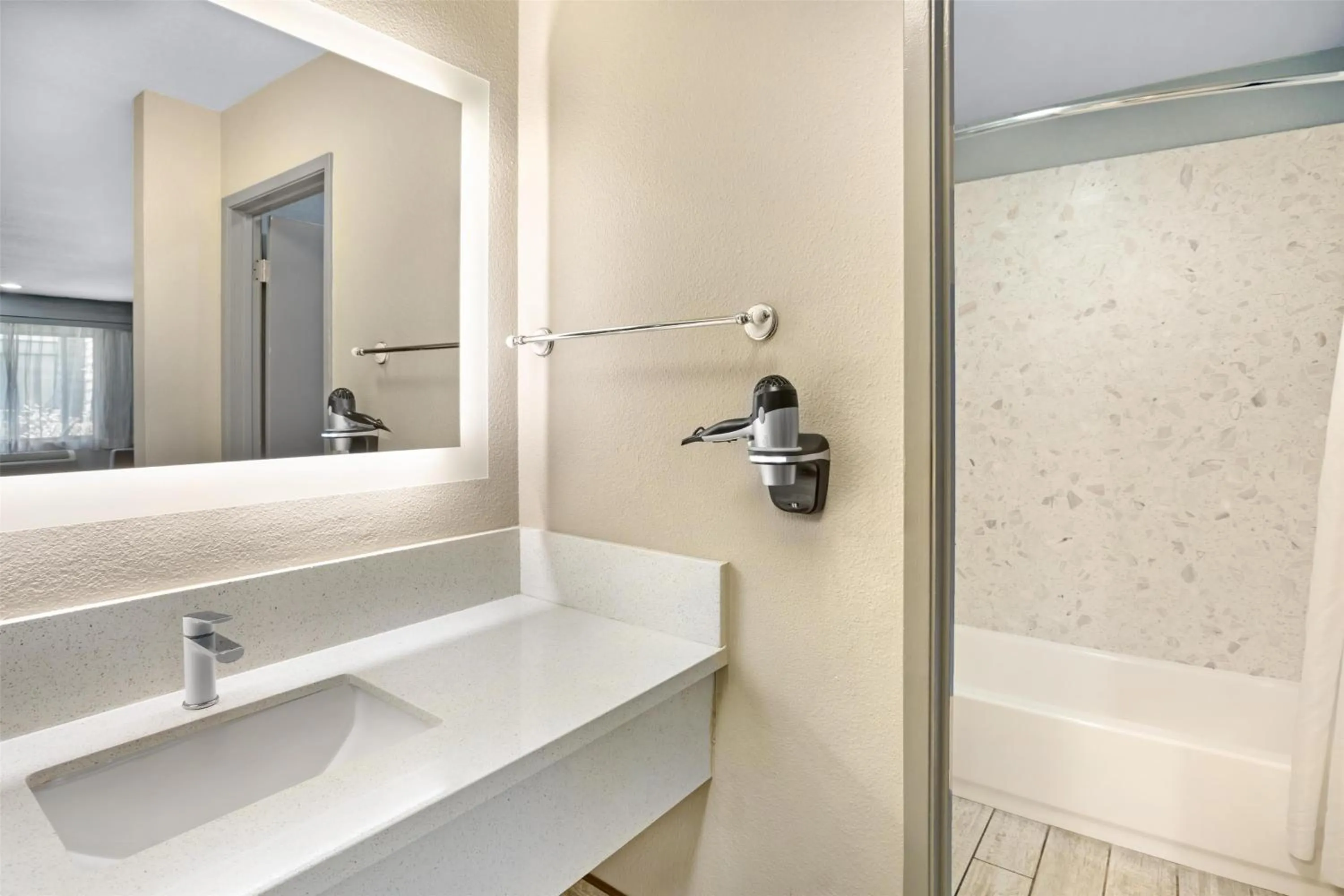 Shower in Best Western Big Country Inn