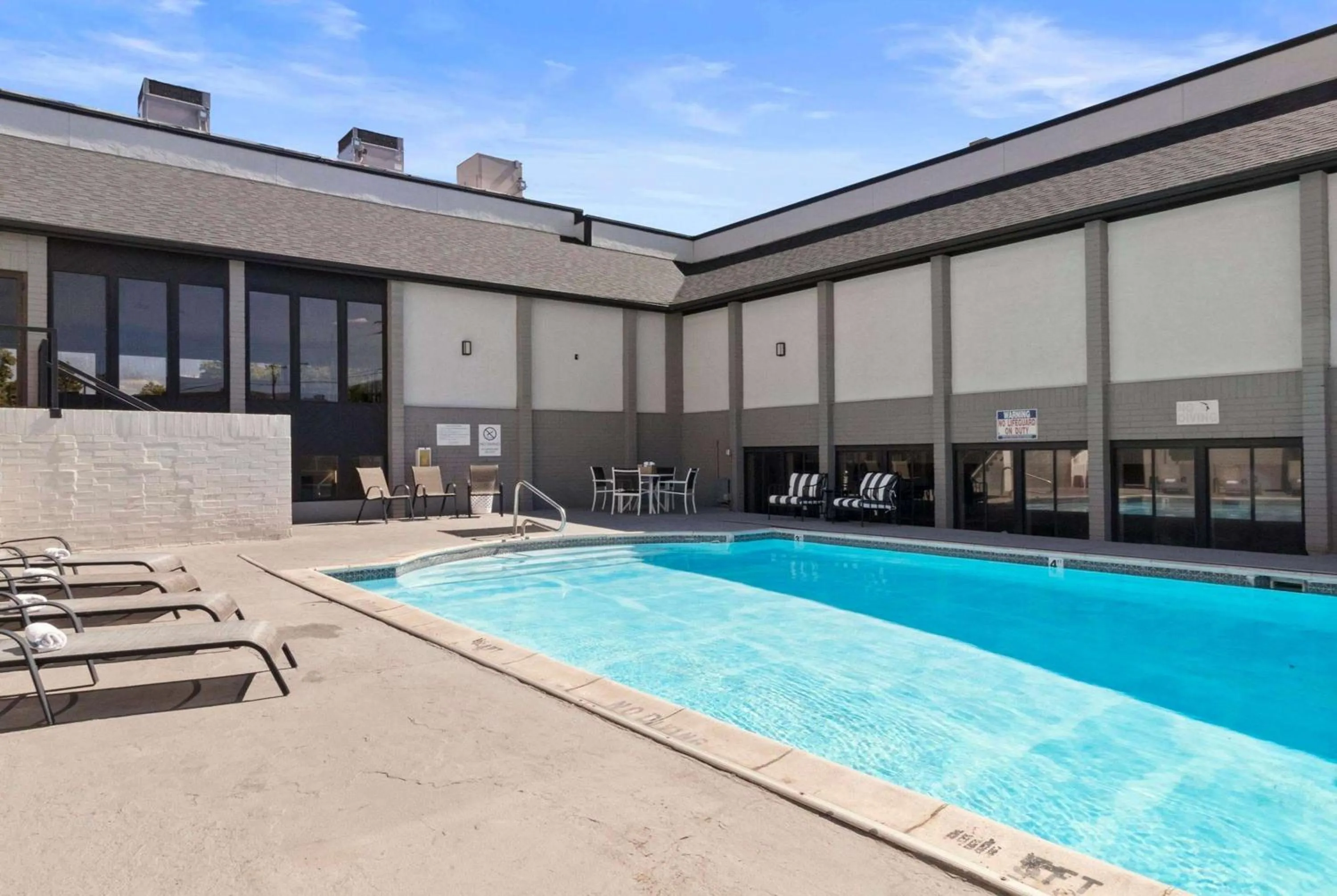 Pool view in Ramada by Wyndham Richfield UT I-70