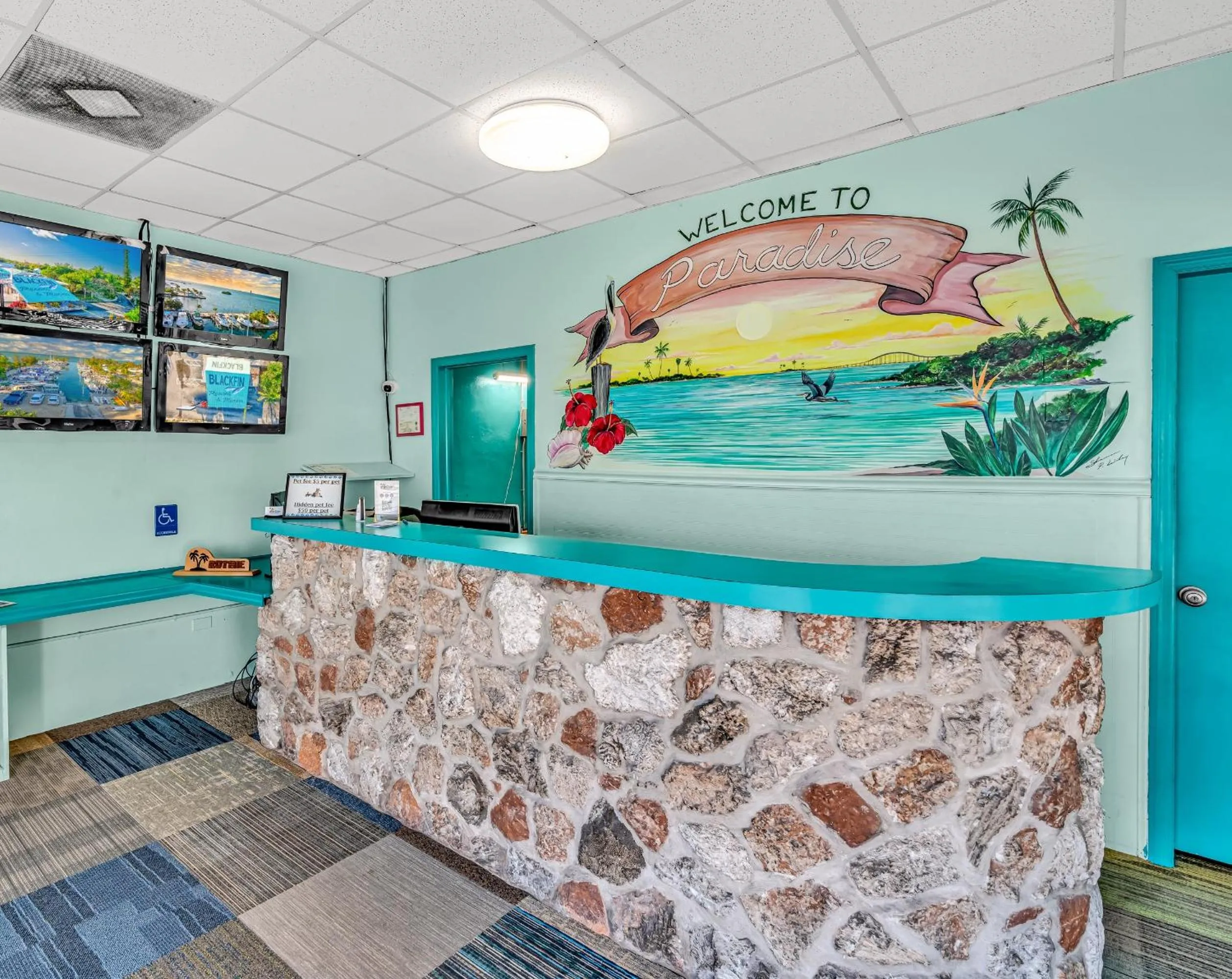 Property building in Blackfin Resort and Marina