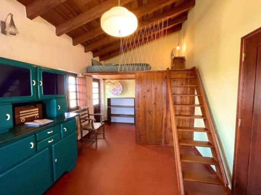 Kitchen or kitchenette in Da Silva Surfcamp- Terrassenzimmer mit Frühstück