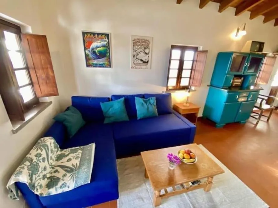 Living room in Da Silva Surfcamp- Terrassenzimmer mit Frühstück