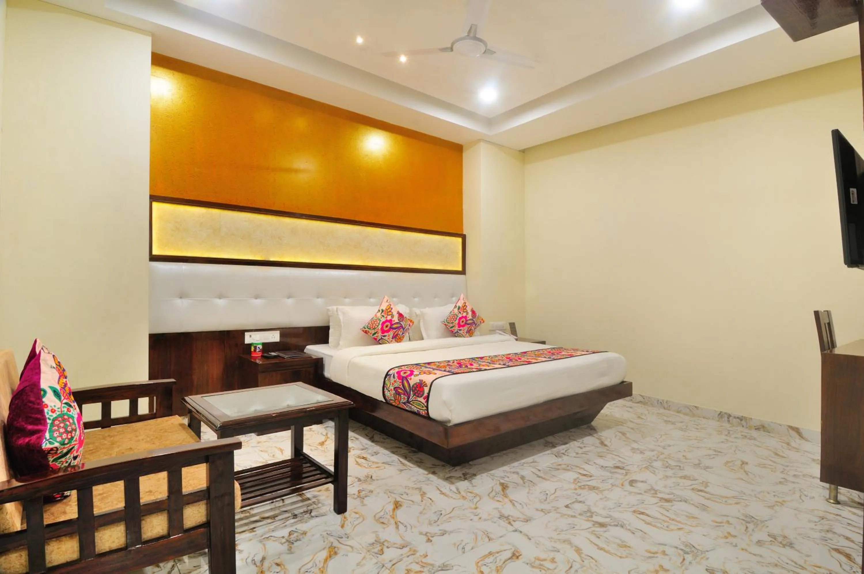 Photo of the whole room, Bed in The Grand Uddhav