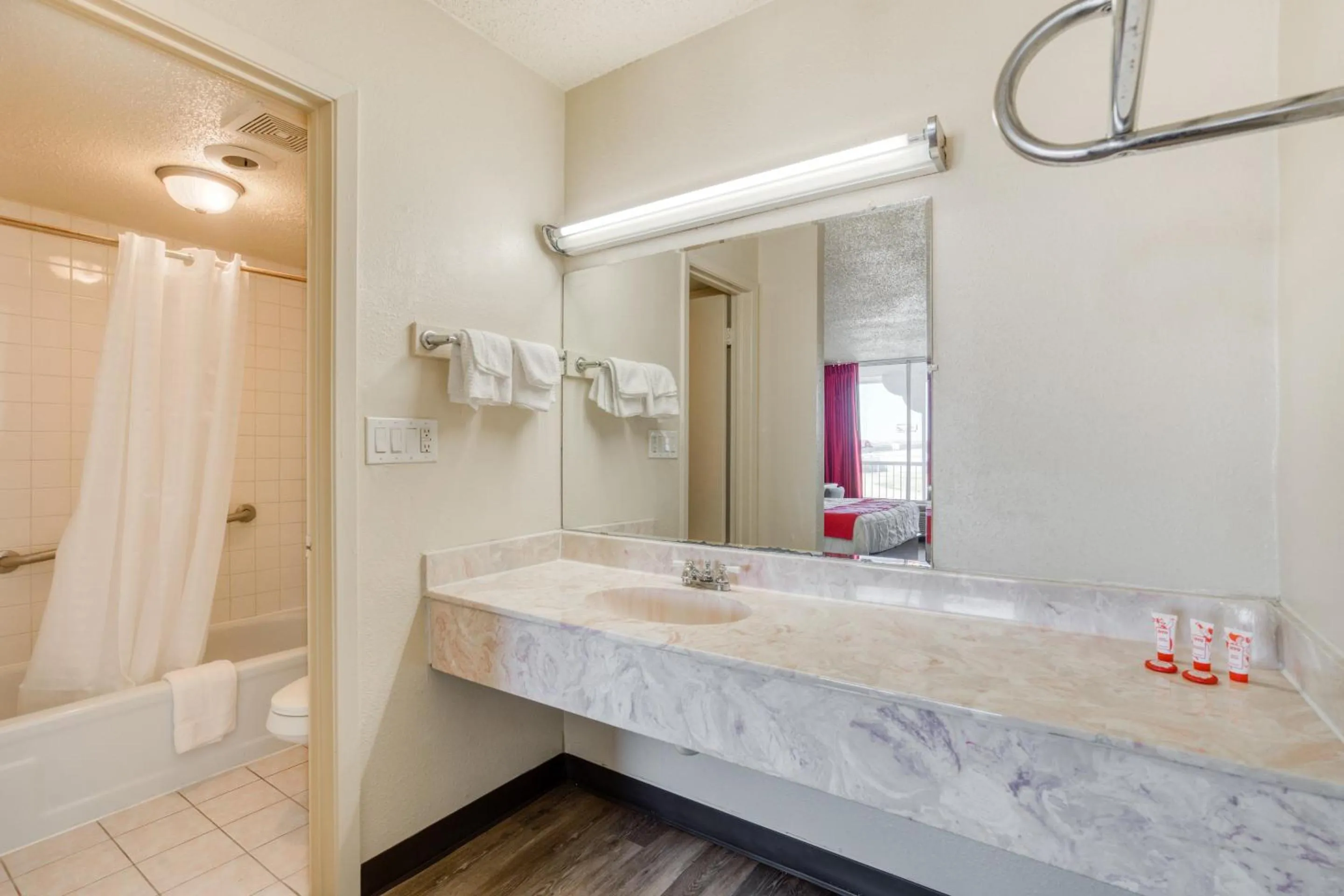 Bathroom in OYO Hotel Waco University Area I-35