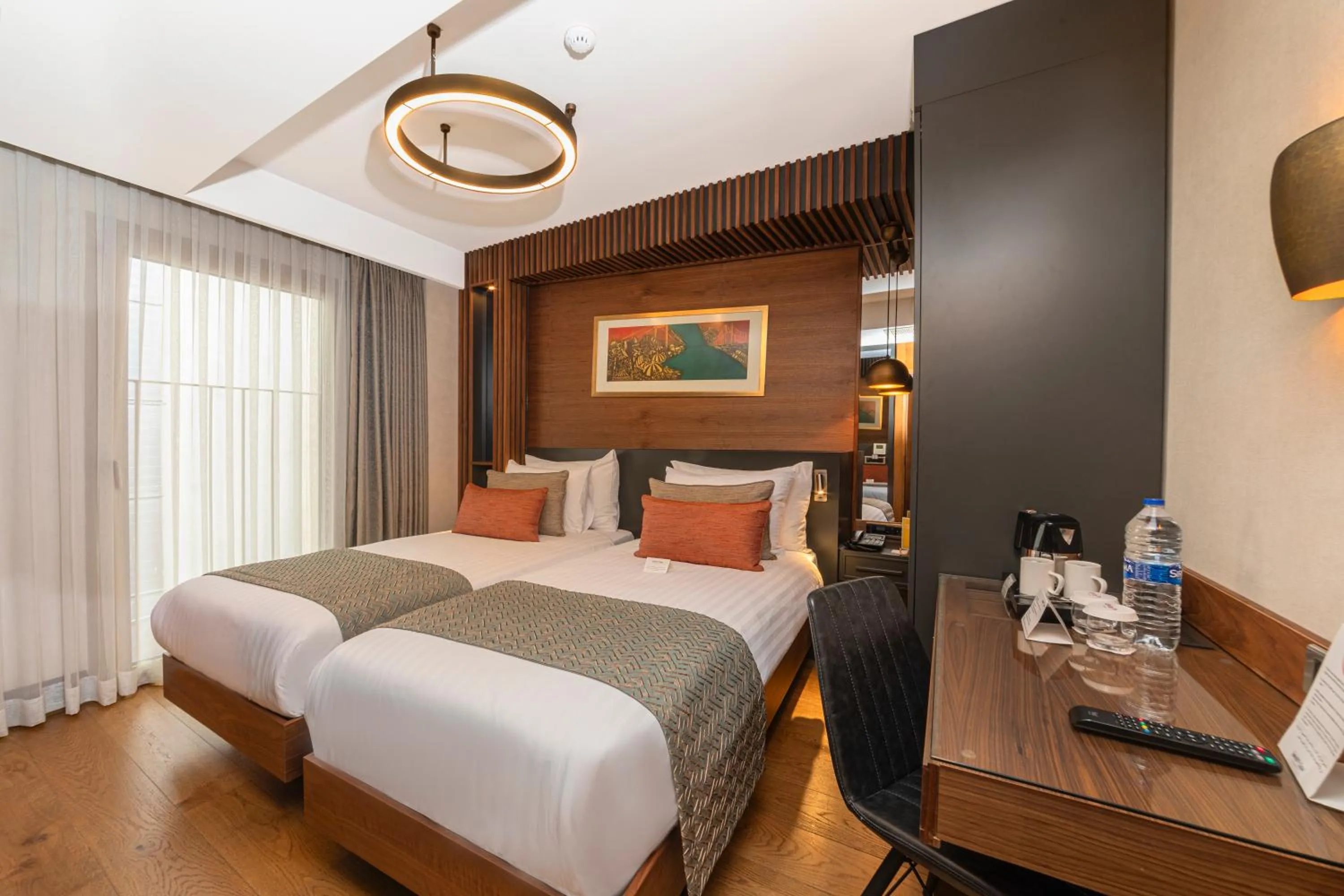 Bed in Levni Plus Hotel