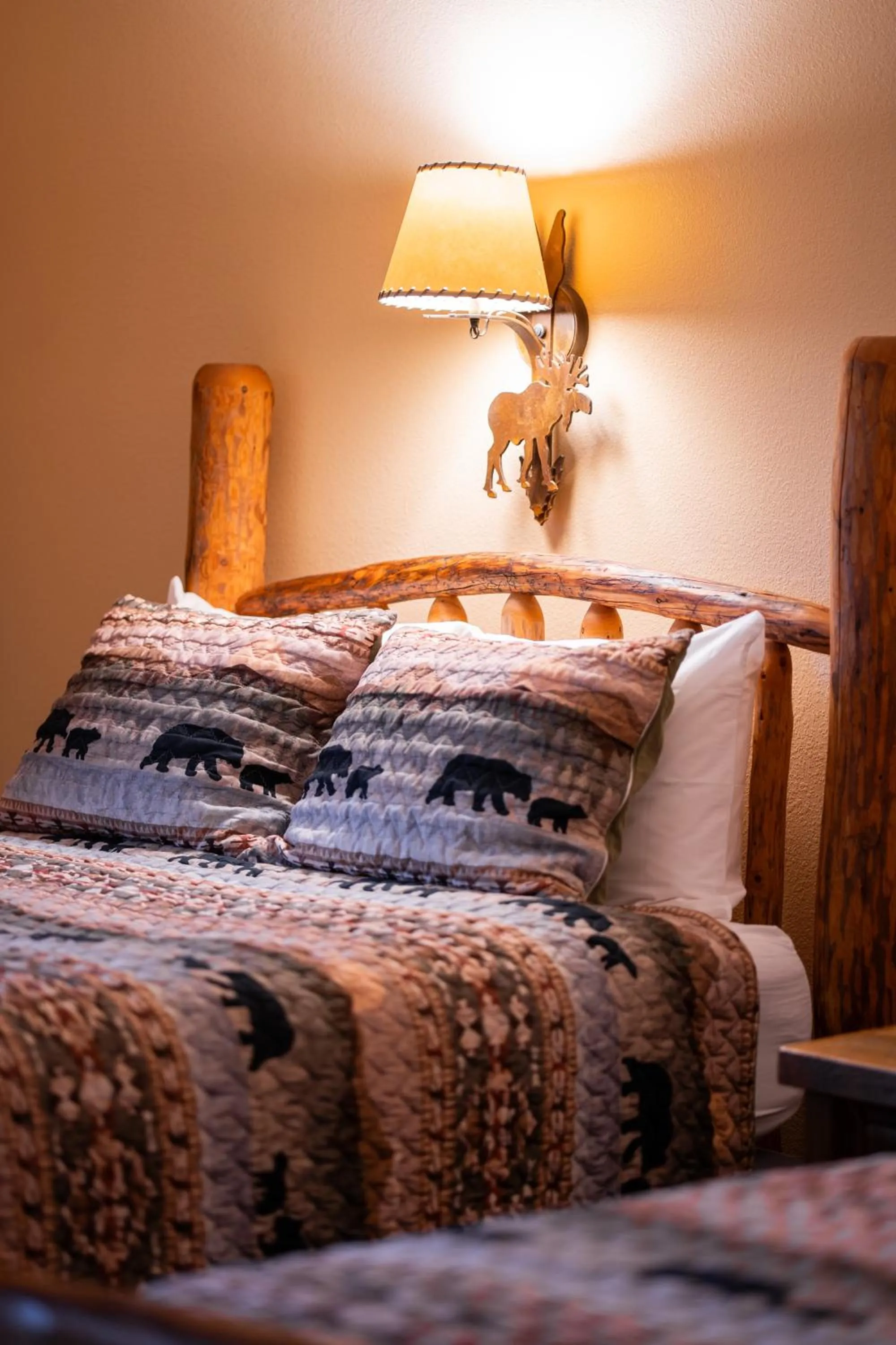 Bed in Daniels Summit Lodge