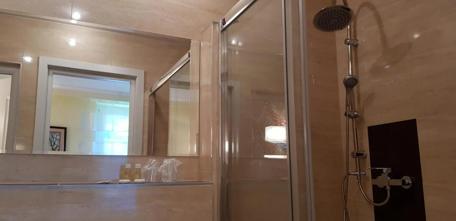 Shower in Hotel-Villa Lalee