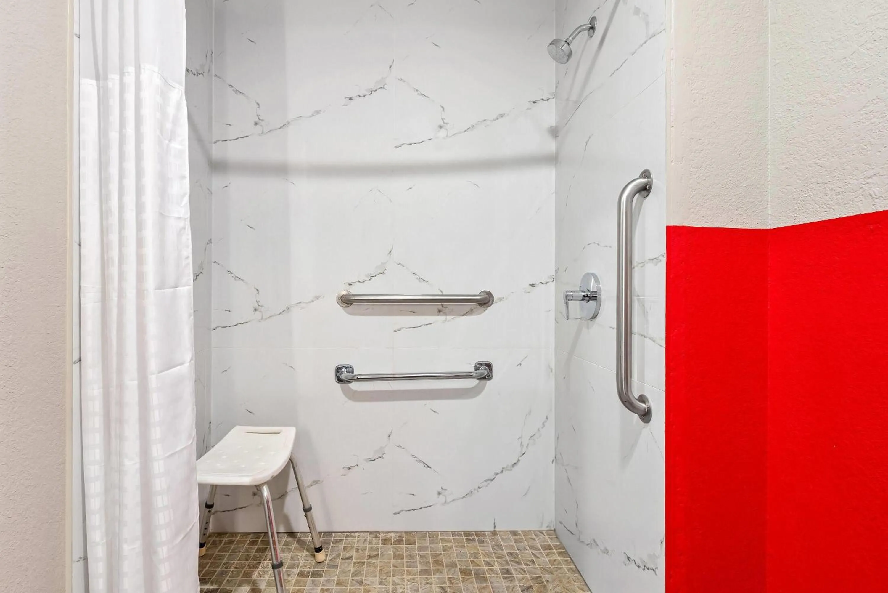 Shower in Super 8 by Wyndham Lewiston Auburn Area