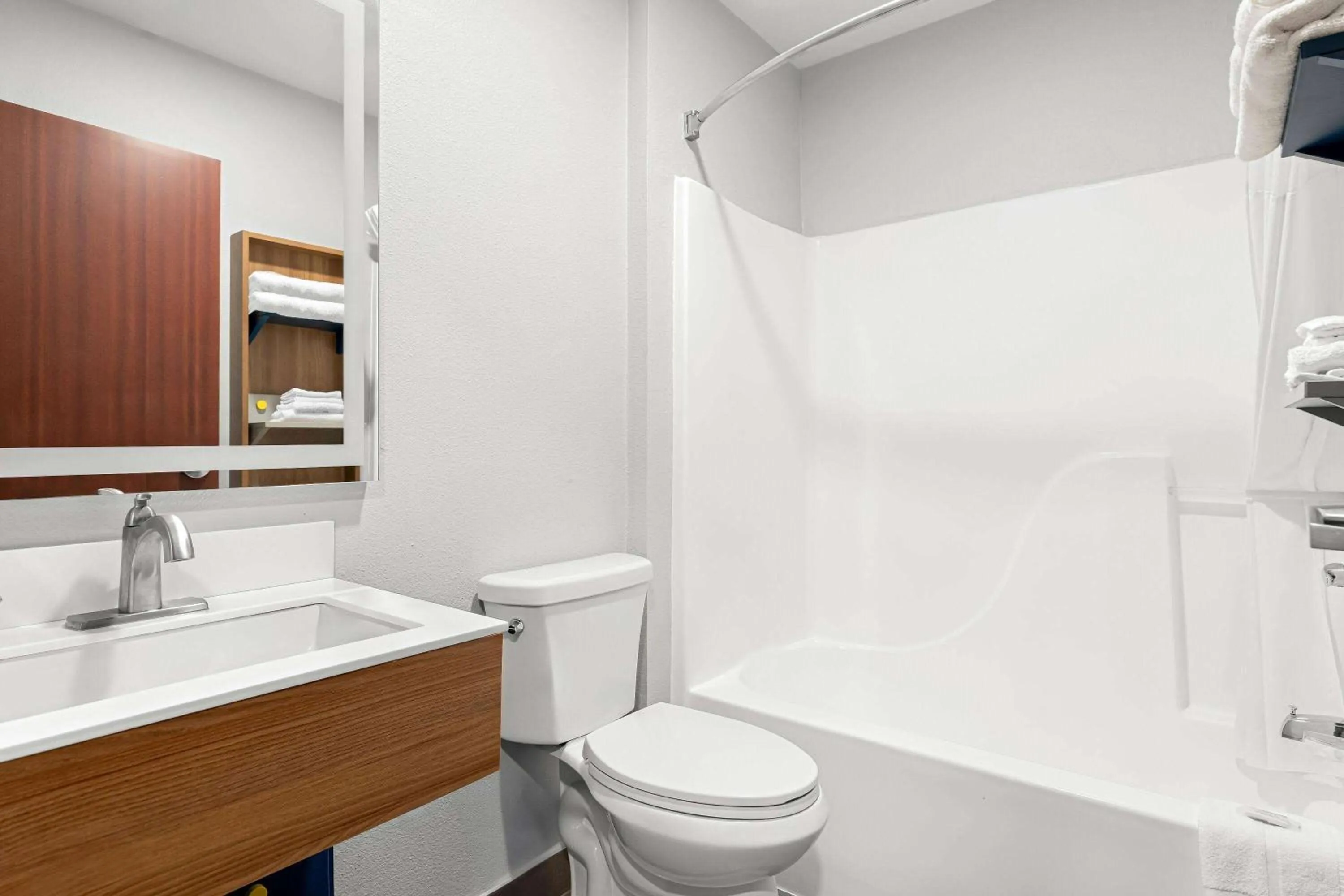 Bathroom in Microtel Inn & Suites by Wyndham Tulsa - Catoosa Route 66