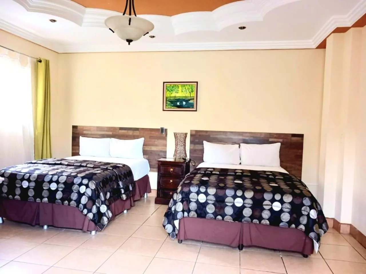 Bed in Hotel Don Felipe Aeropuerto