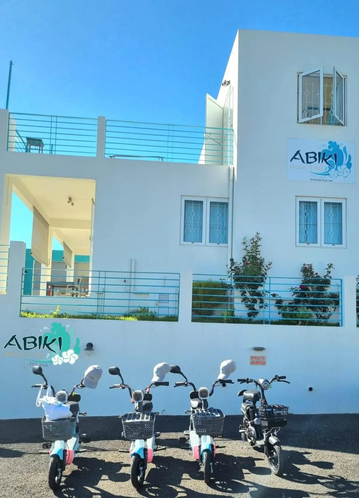 Cycling in Abiki Mauritius with Tourism Authority Permit