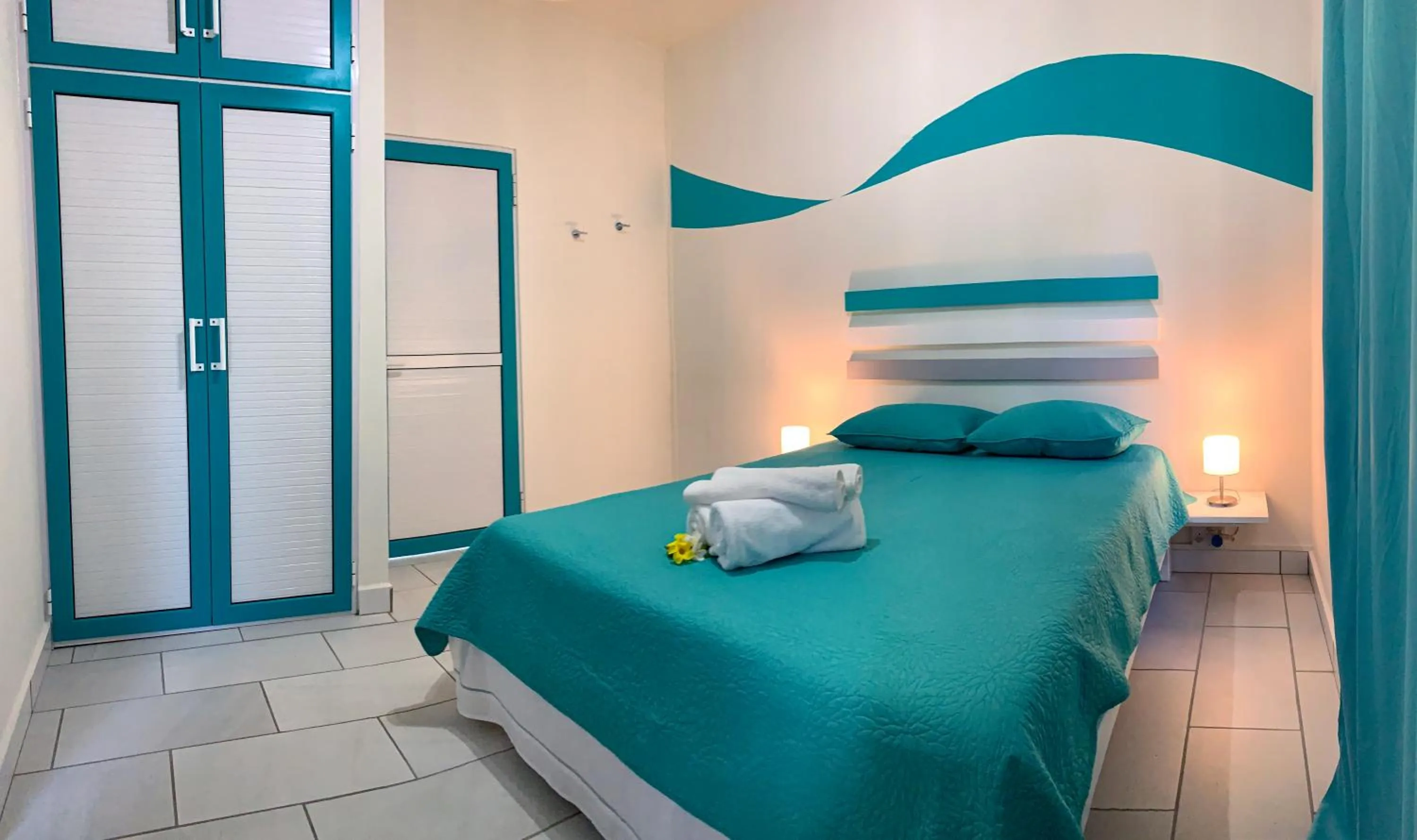 Bed in Abiki Mauritius with Tourism Authority Permit