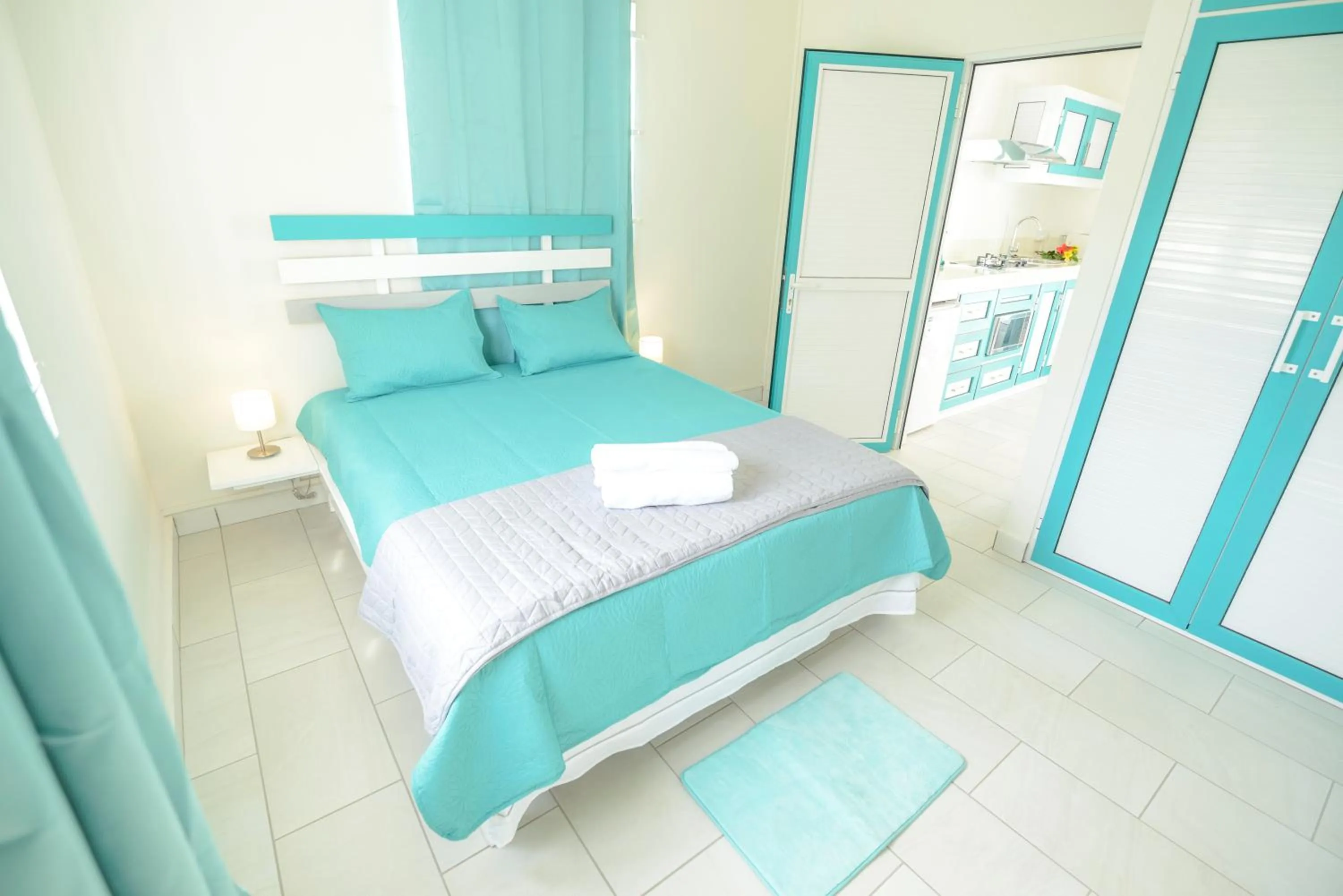Bed in Abiki Mauritius with Tourism Authority Permit