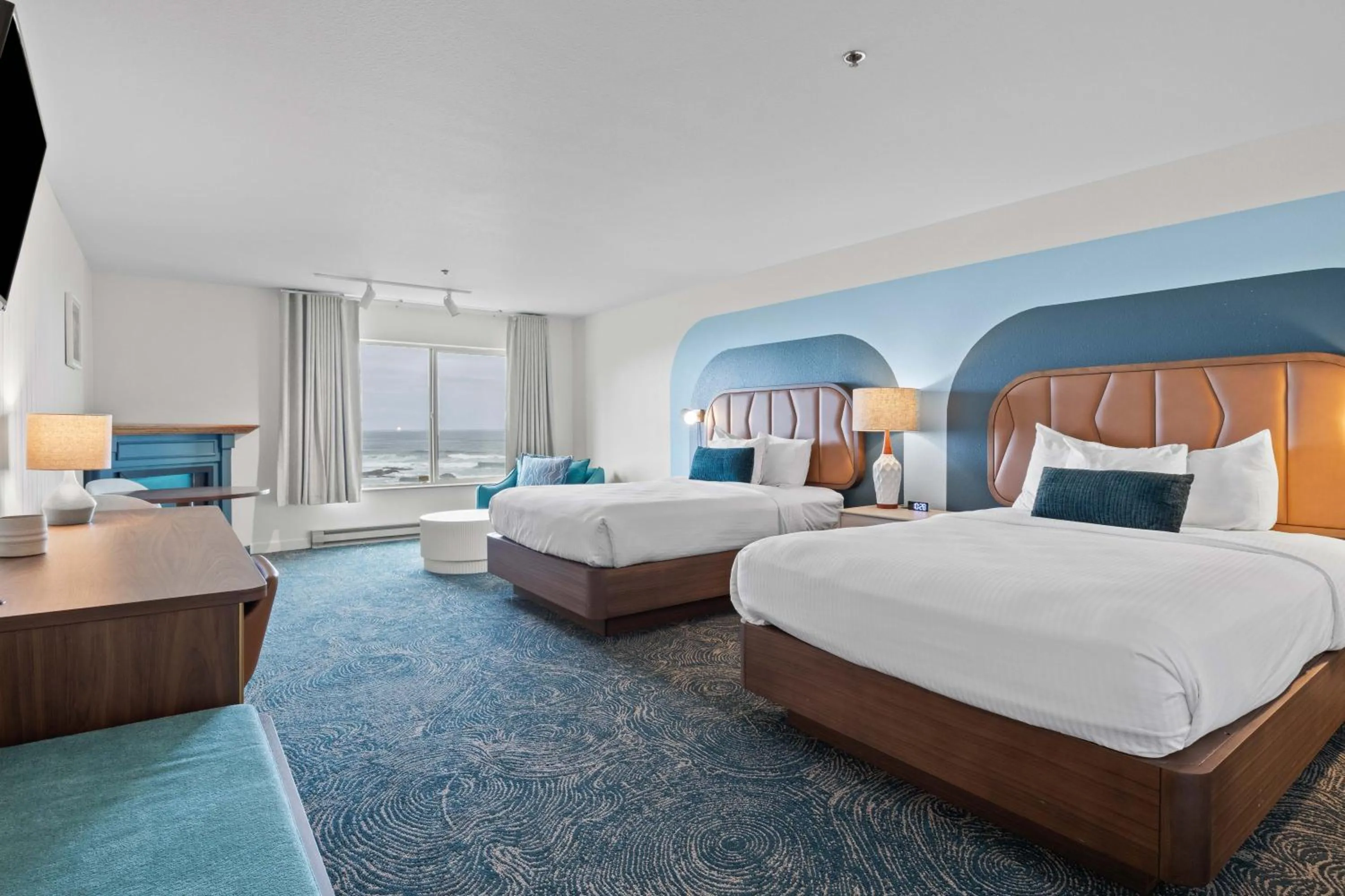 Queen Room with Two Queen Beds - Ocean View in Adobe Resort
