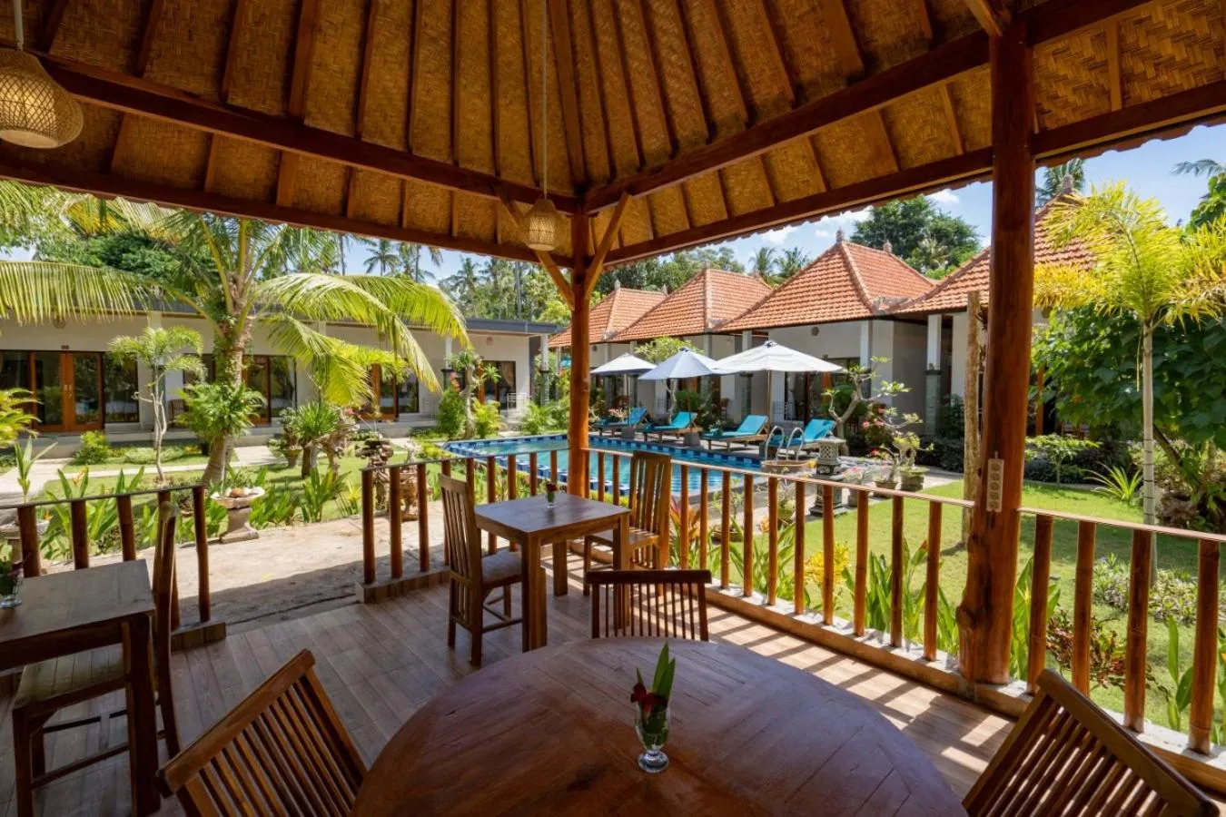 Swimming pool in Surya Maha Bungallo