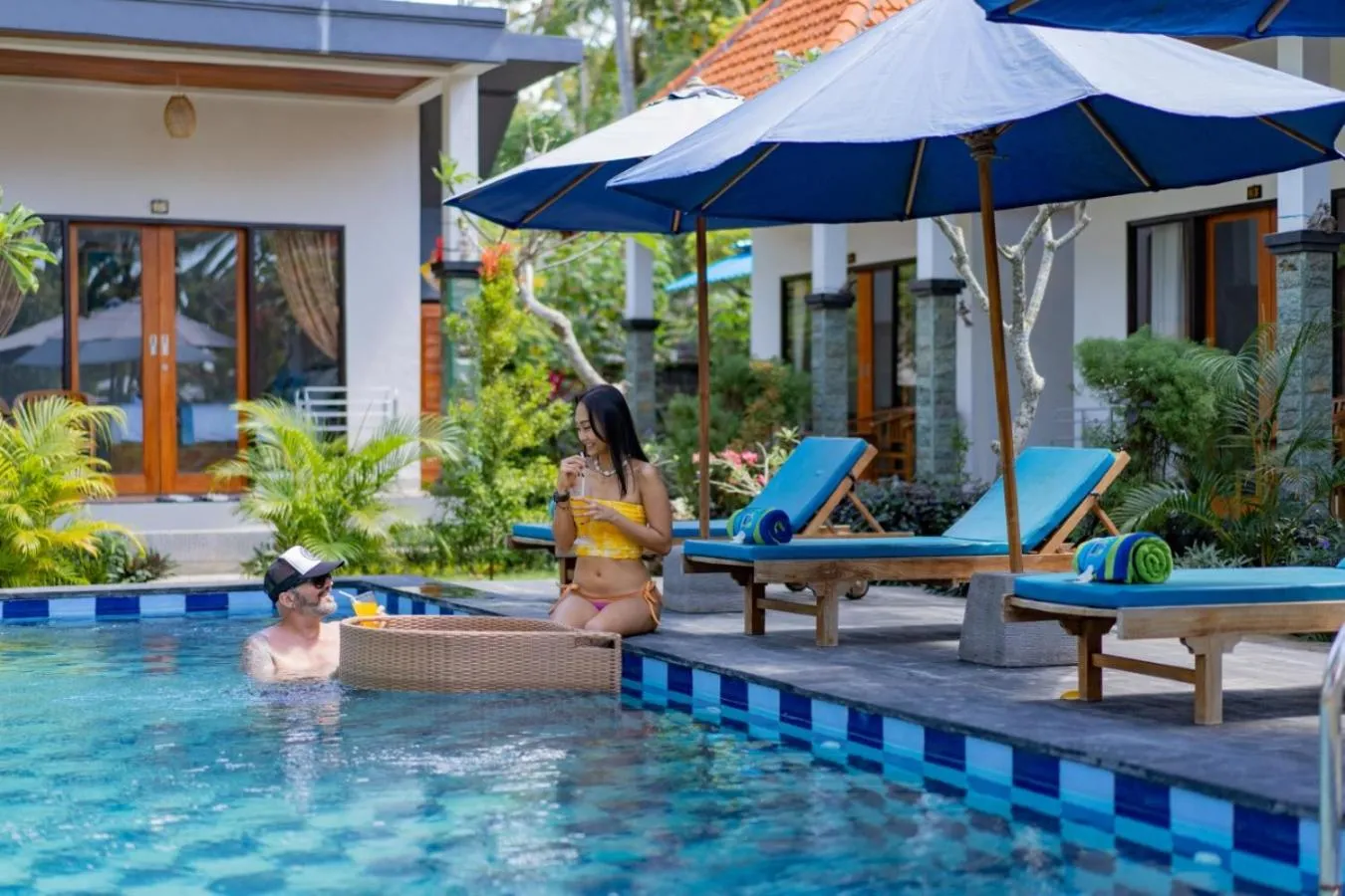 Swimming pool in Surya Maha Bungallo