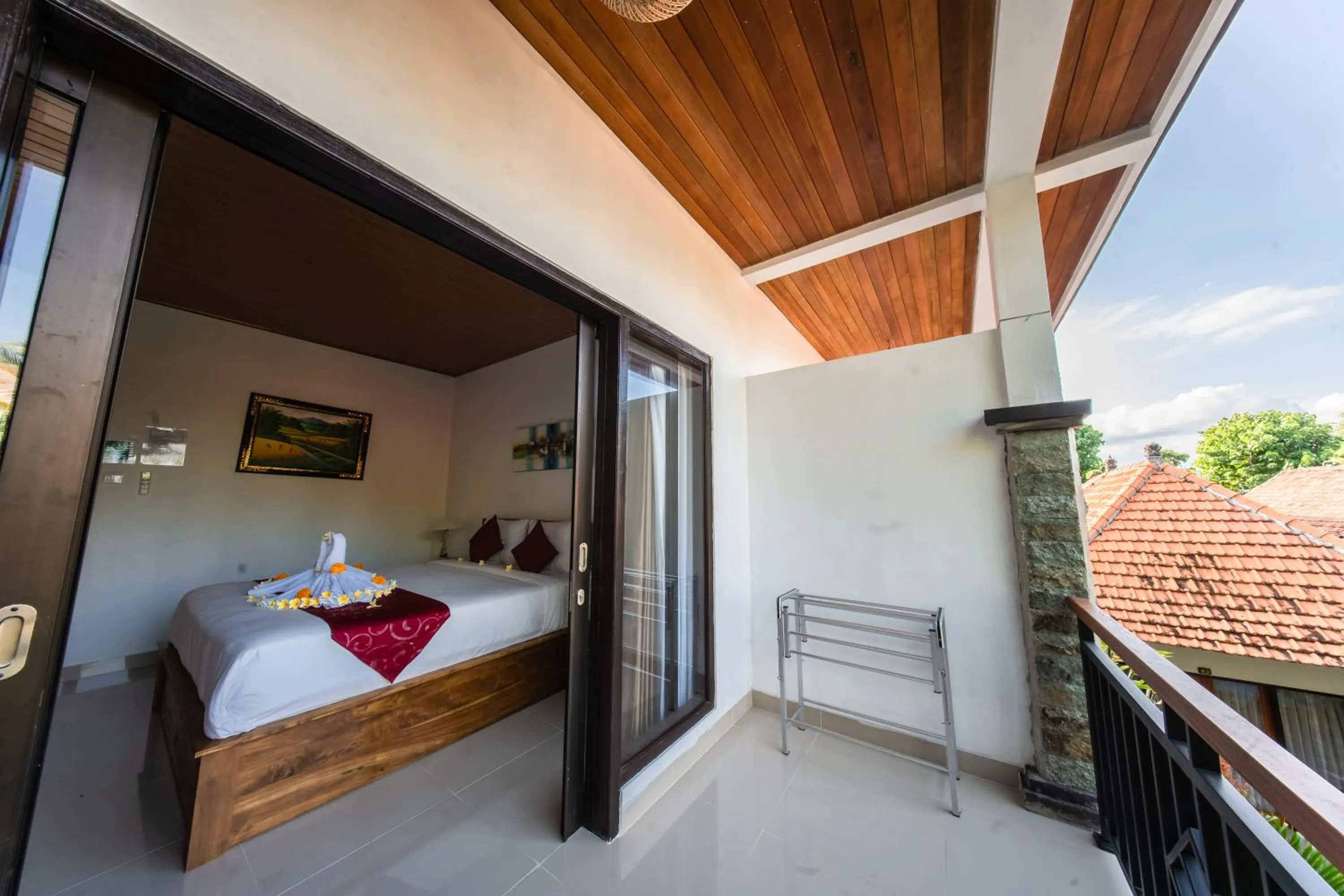 Bed in Surya Maha Bungallo