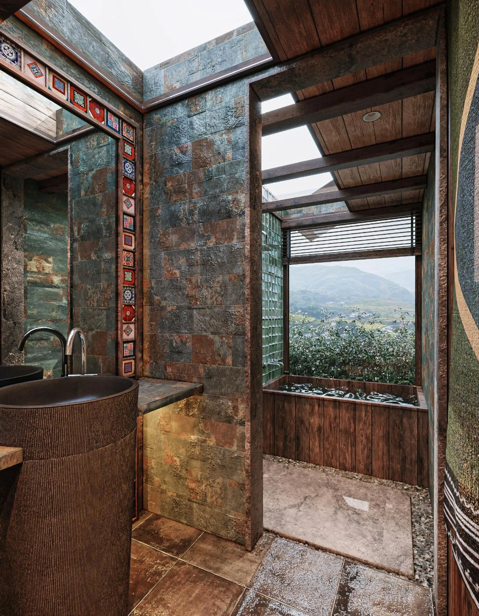 Shower in Laxsik Ecolodge